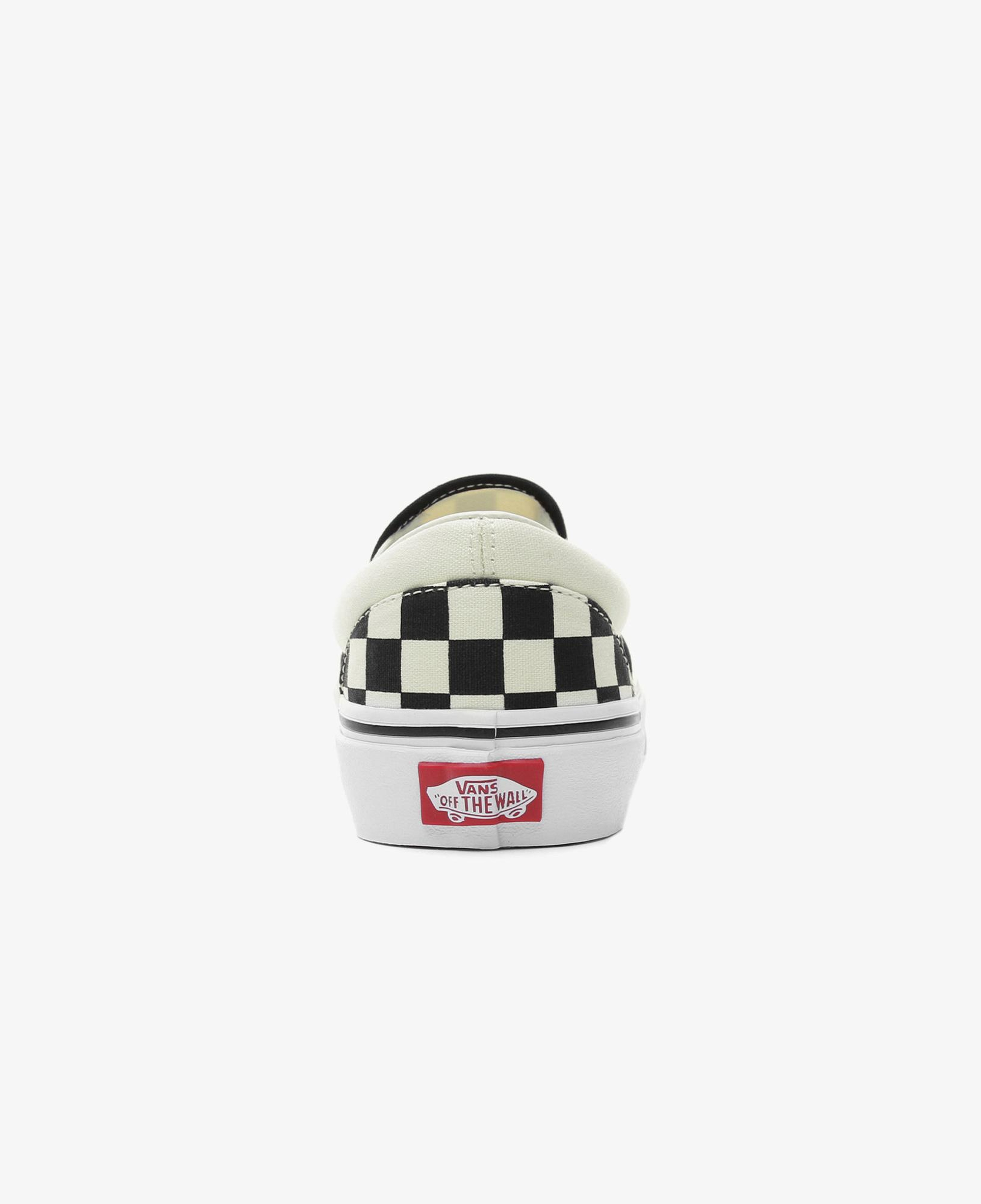 Vans Classic Slip-On Checkerboard Siyah - Bej Sneaker