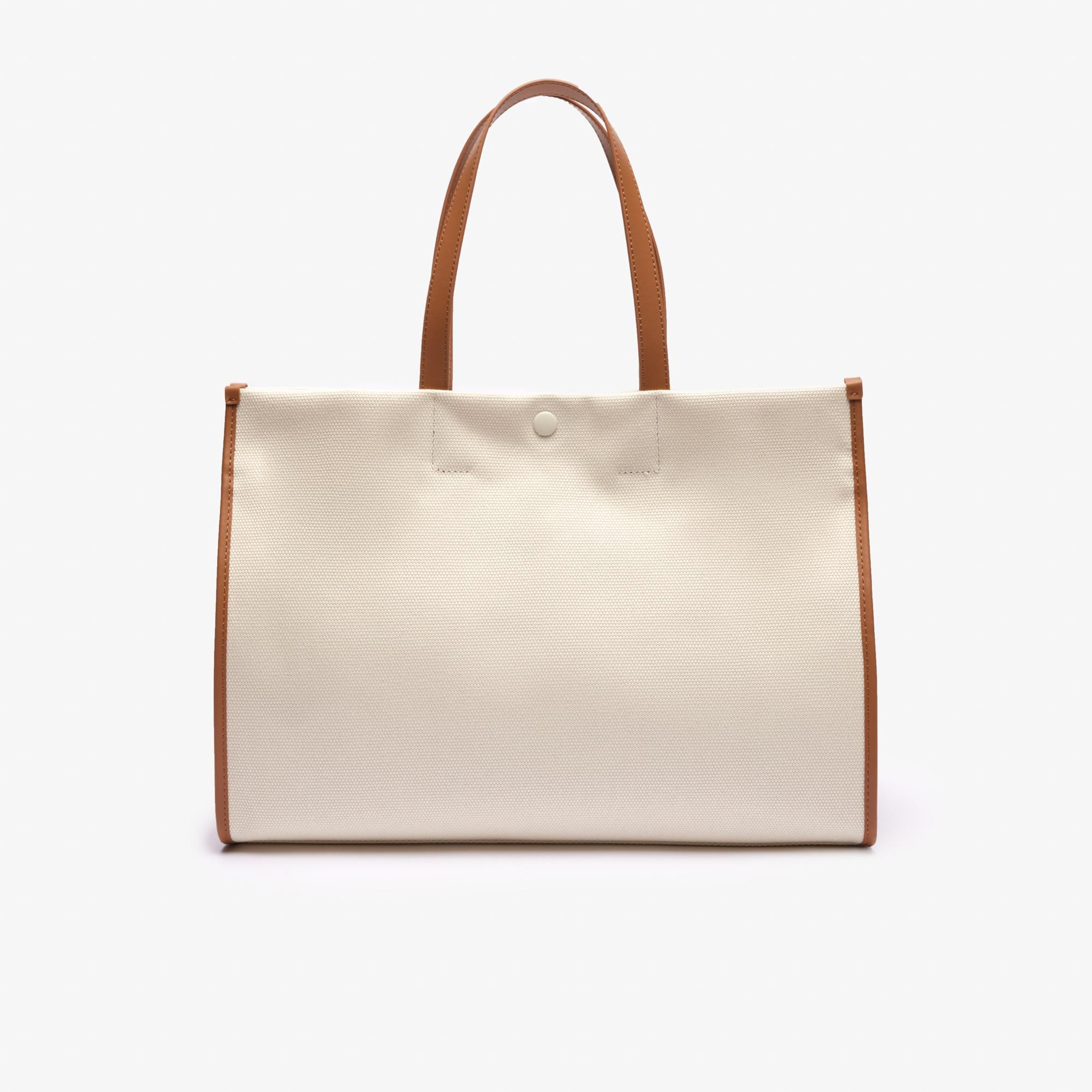 Lacoste Heritage Canvas Unisex Bej Omuz Çantası