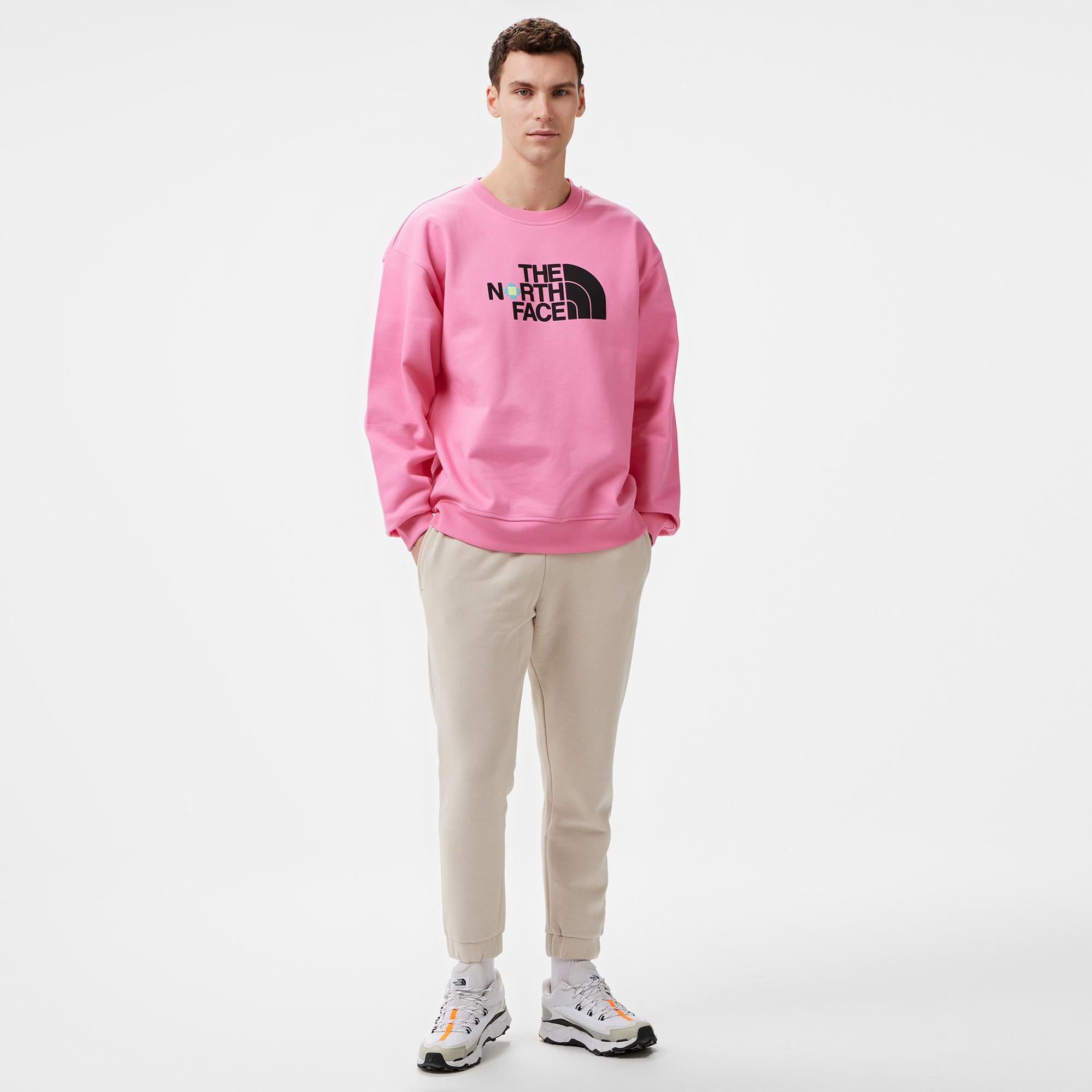 The North Face Yinka Ilori Crew Erkek Pembe Sweatshirt