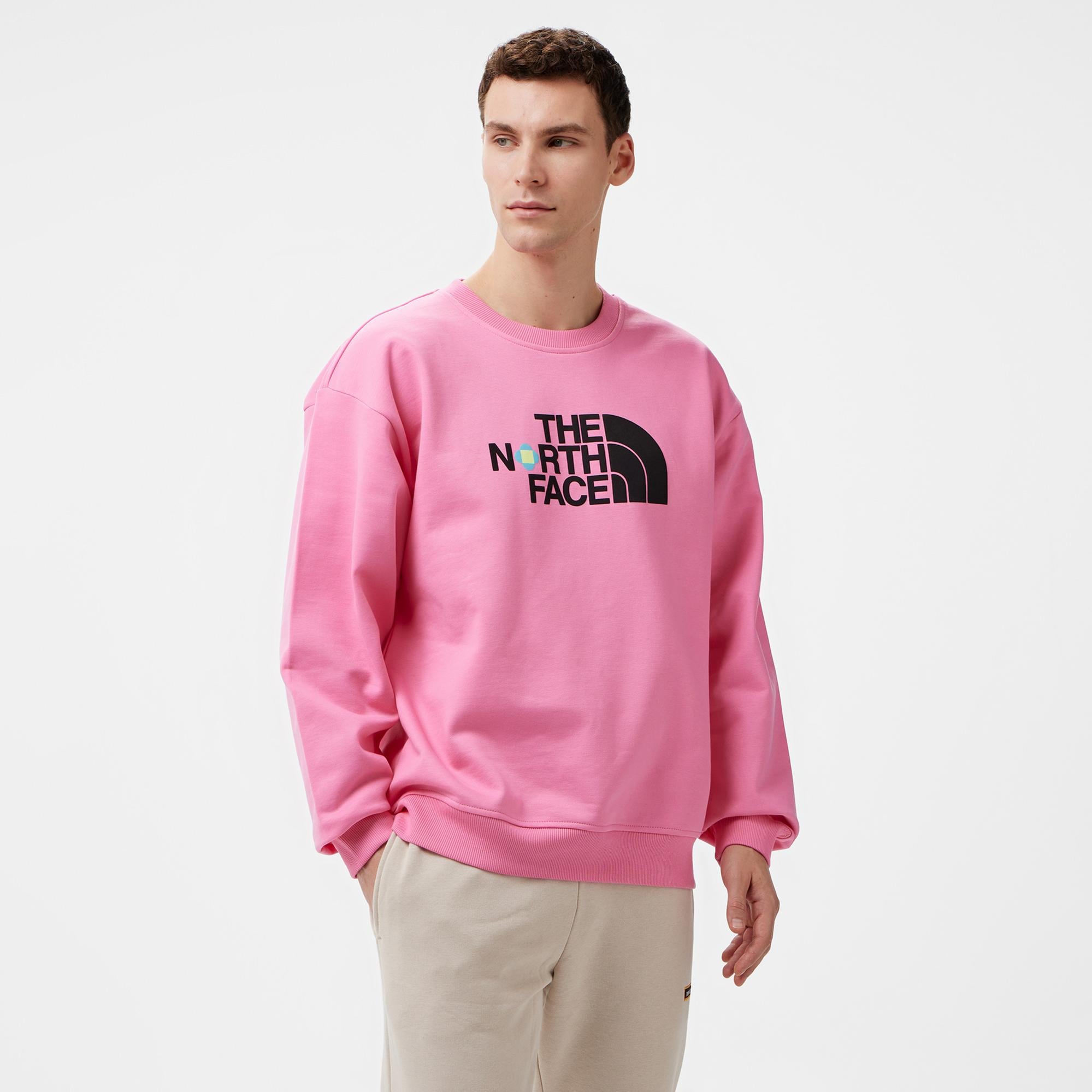 The North Face Yinka Ilori Crew Erkek Pembe Sweatshirt