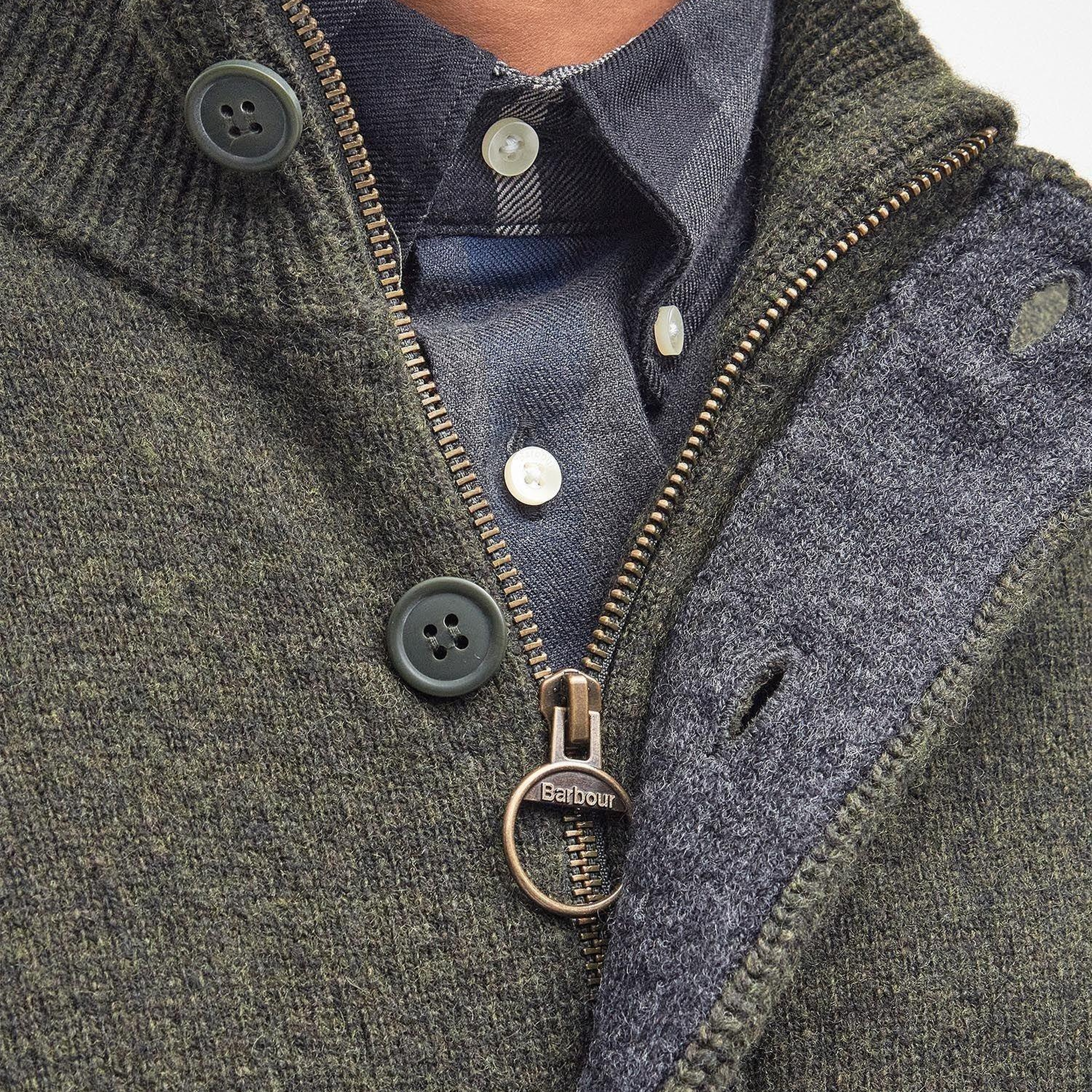 Barbour Patch Zip Through Hırka