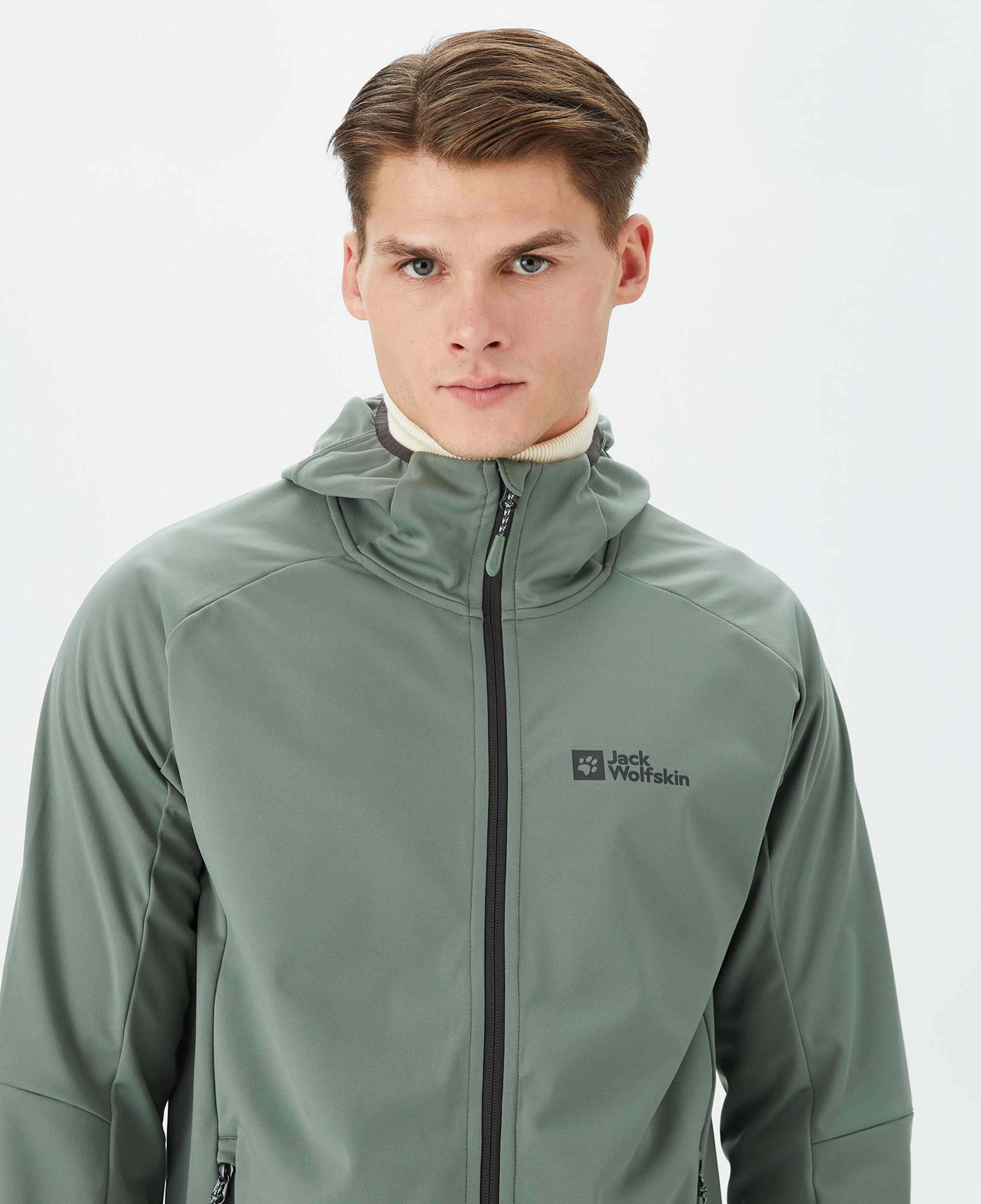 Jack Wolfskin Feldberg Erkek Yeşil Sweatshirt