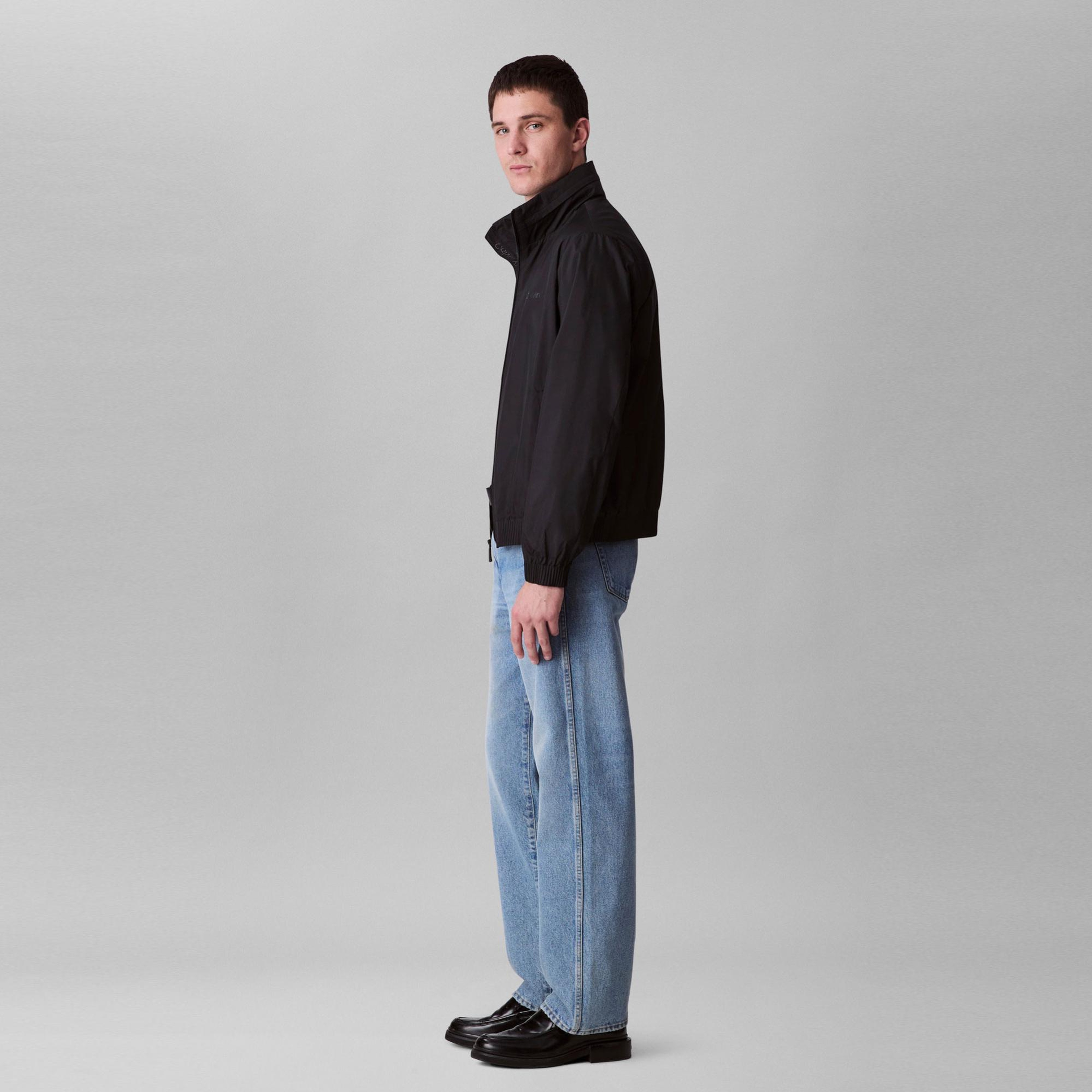 Calvin Klein Nylon Packable Hood Erkek Siyah Ceket