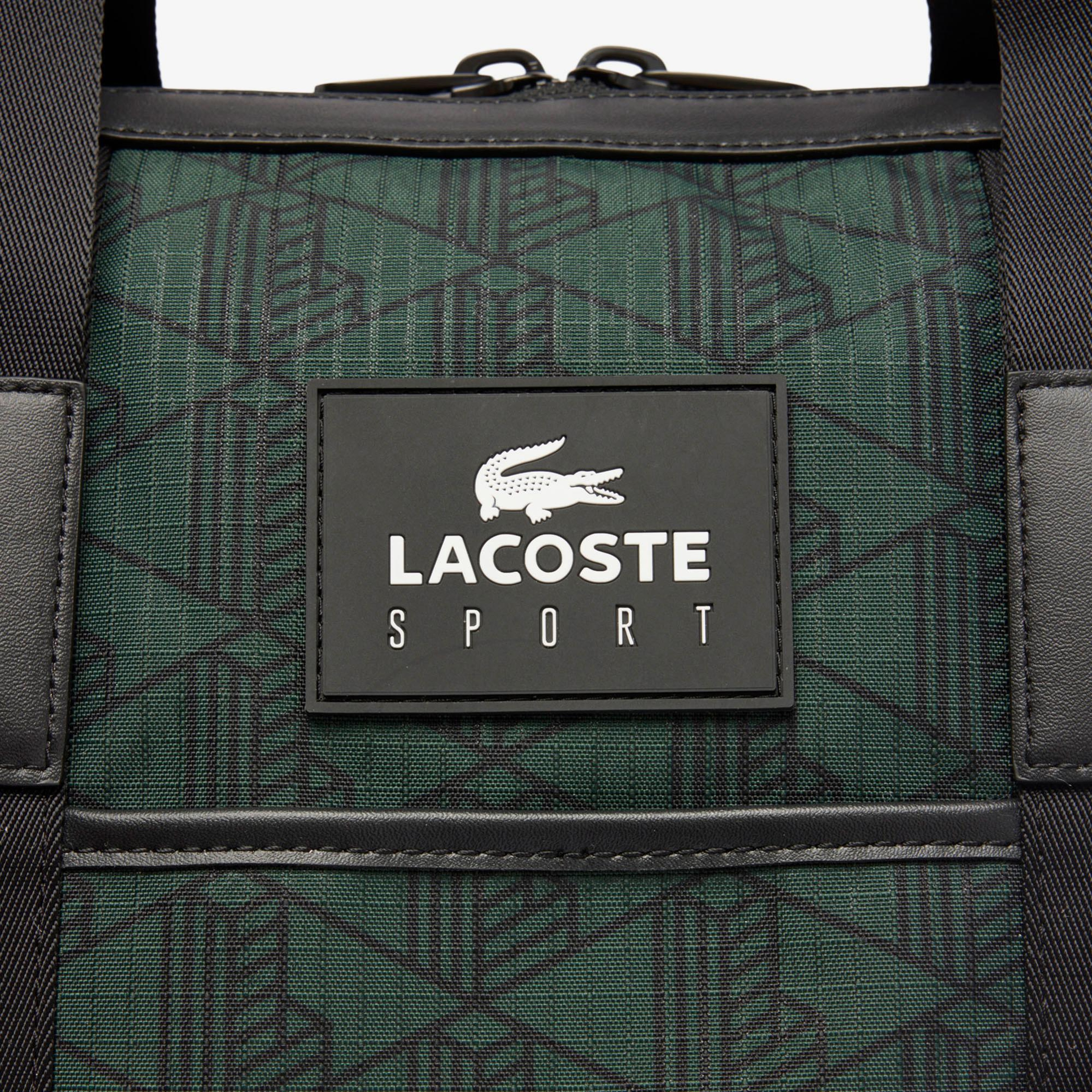 Lacoste Erkek Monogram Siyah Spor Çantası