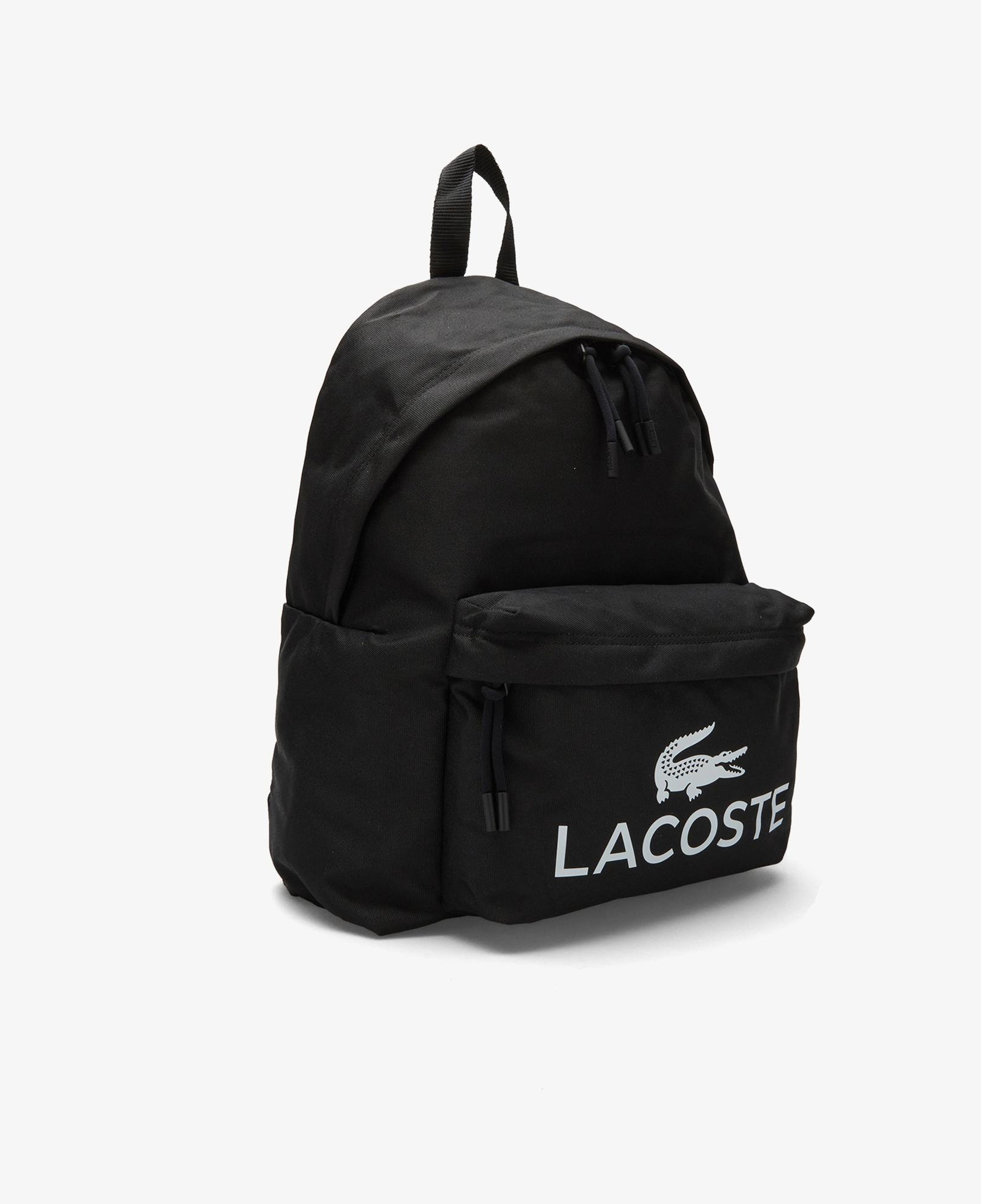 Lacoste Erkek Baskılı Siyah Sırt Çantası
