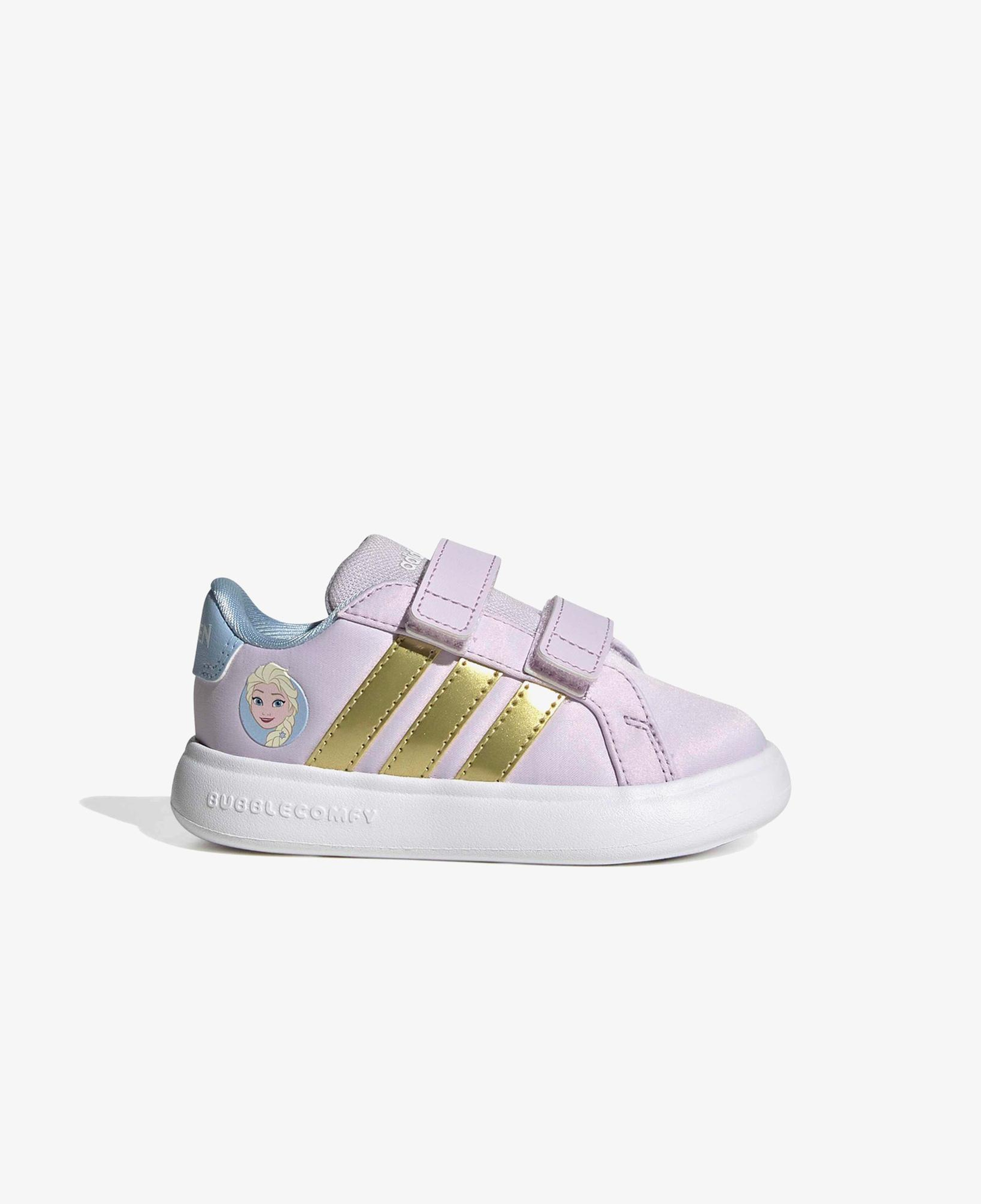 adidas x Disney Grand Court Elsa Bebek Mor Spor Ayakkabı