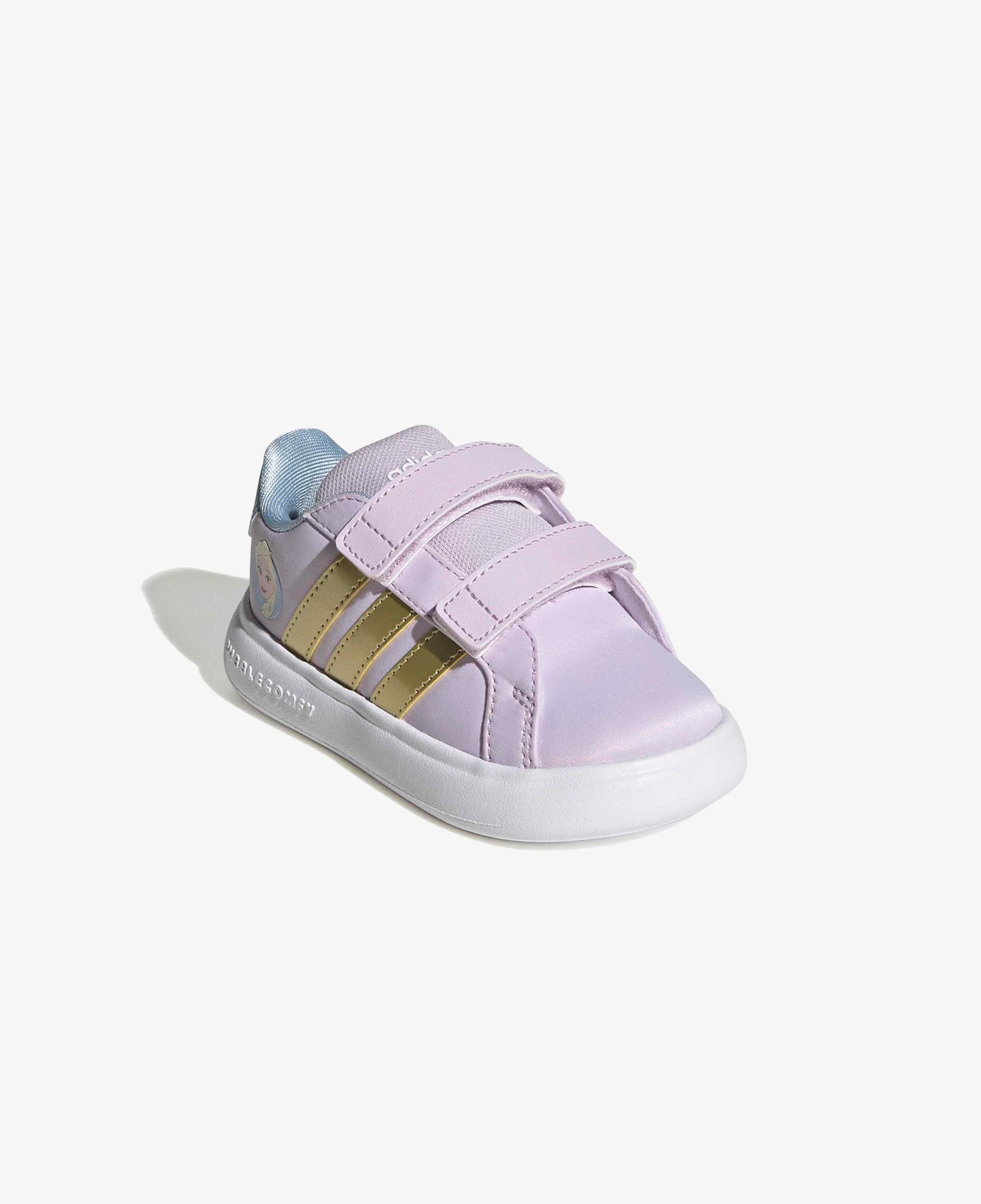 adidas x Disney Grand Court Elsa Bebek Mor Spor Ayakkabı
