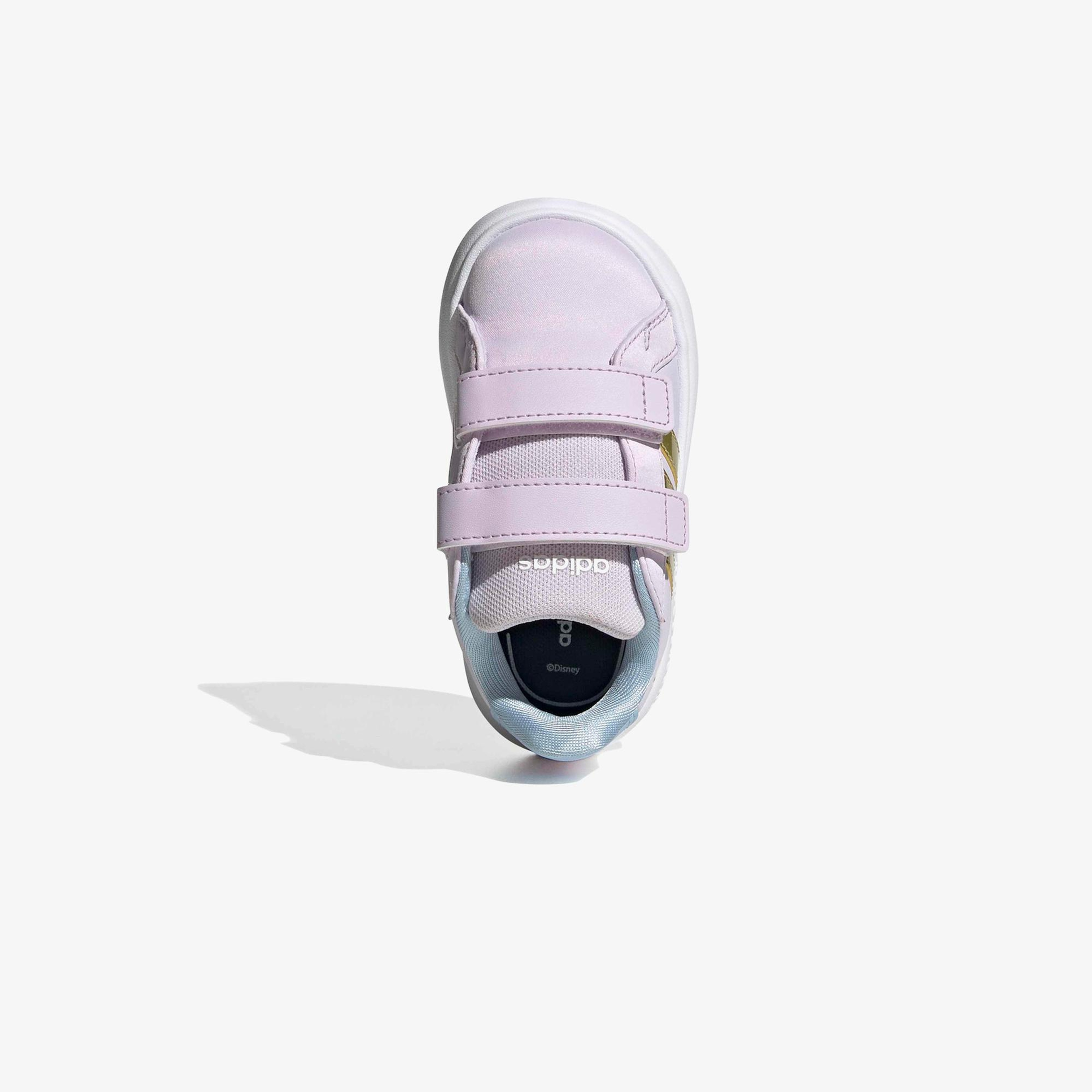 adidas x Disney Grand Court Elsa Bebek Mor Spor Ayakkabı