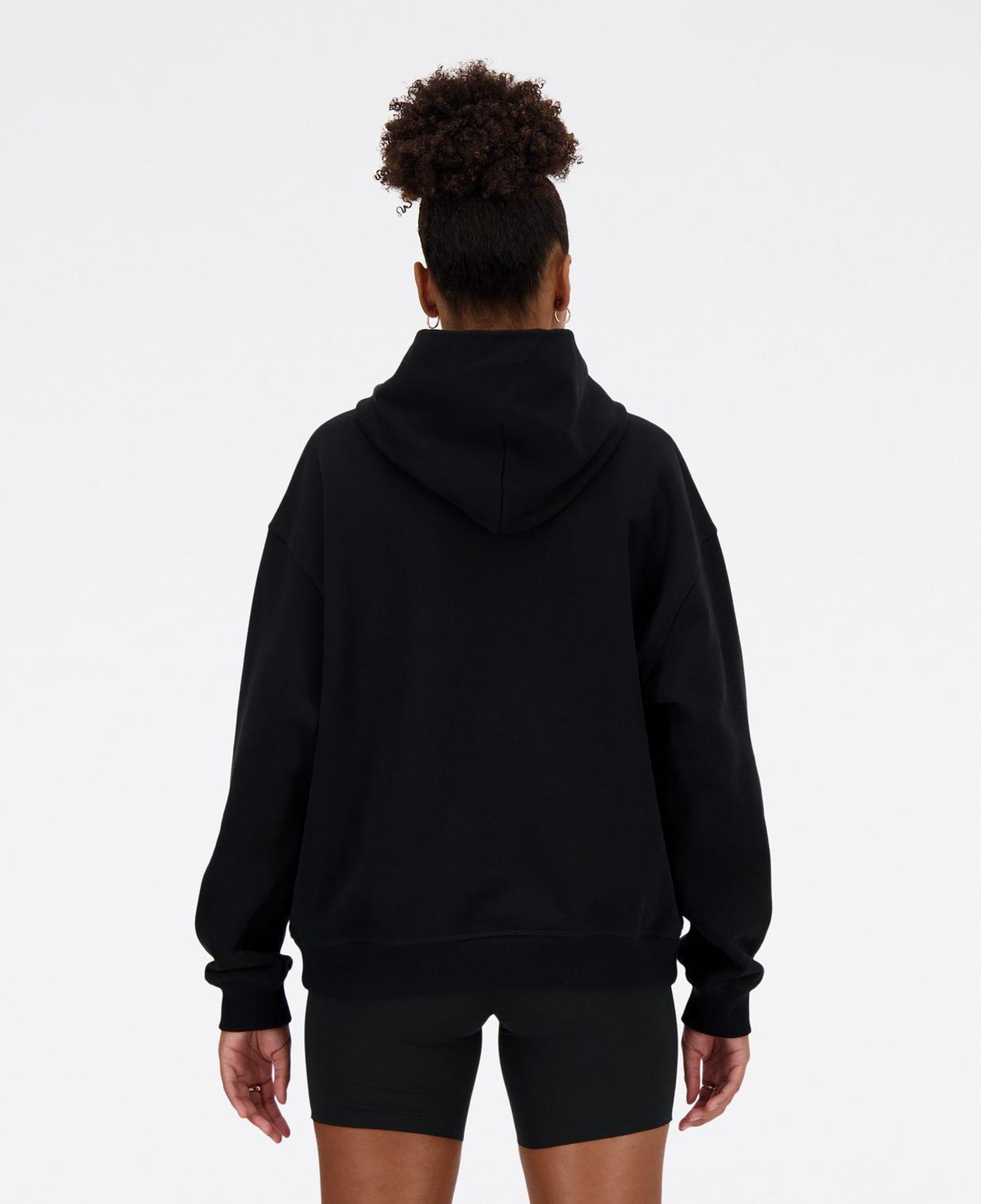 New Balance Athletics French Terry Kadın Siyah Hoodie