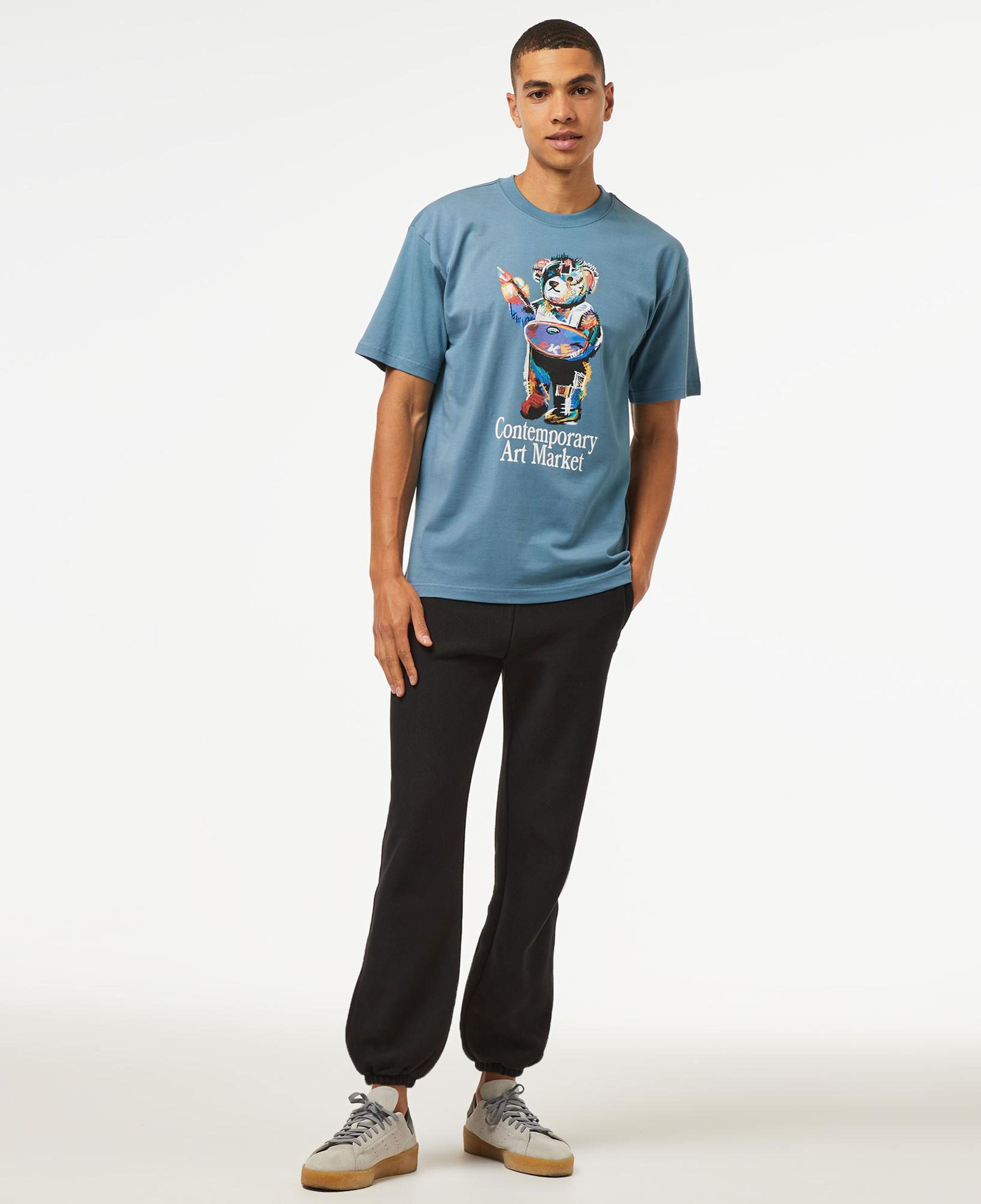 Market Art Market Bear Erkek Beyaz T-Shirt