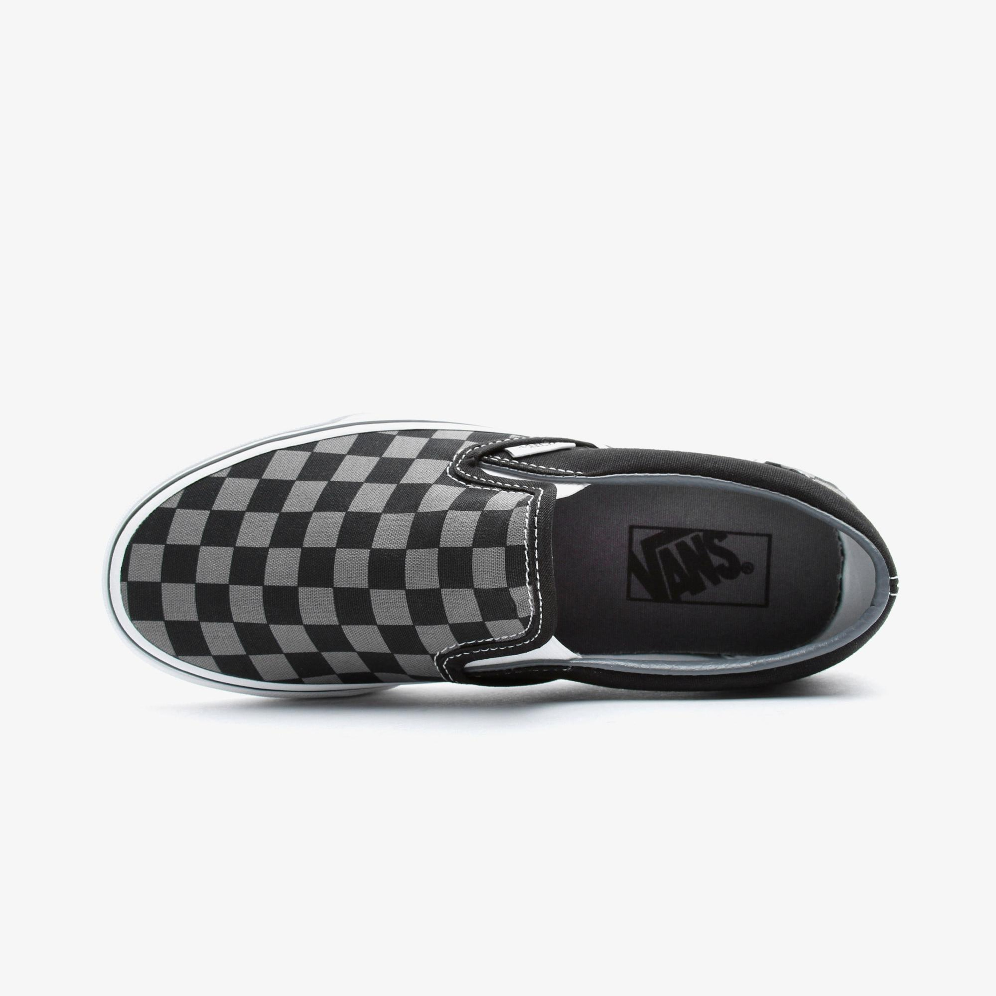 Vans Classic Slip-On Checkerboard Siyah Unisex Sneaker