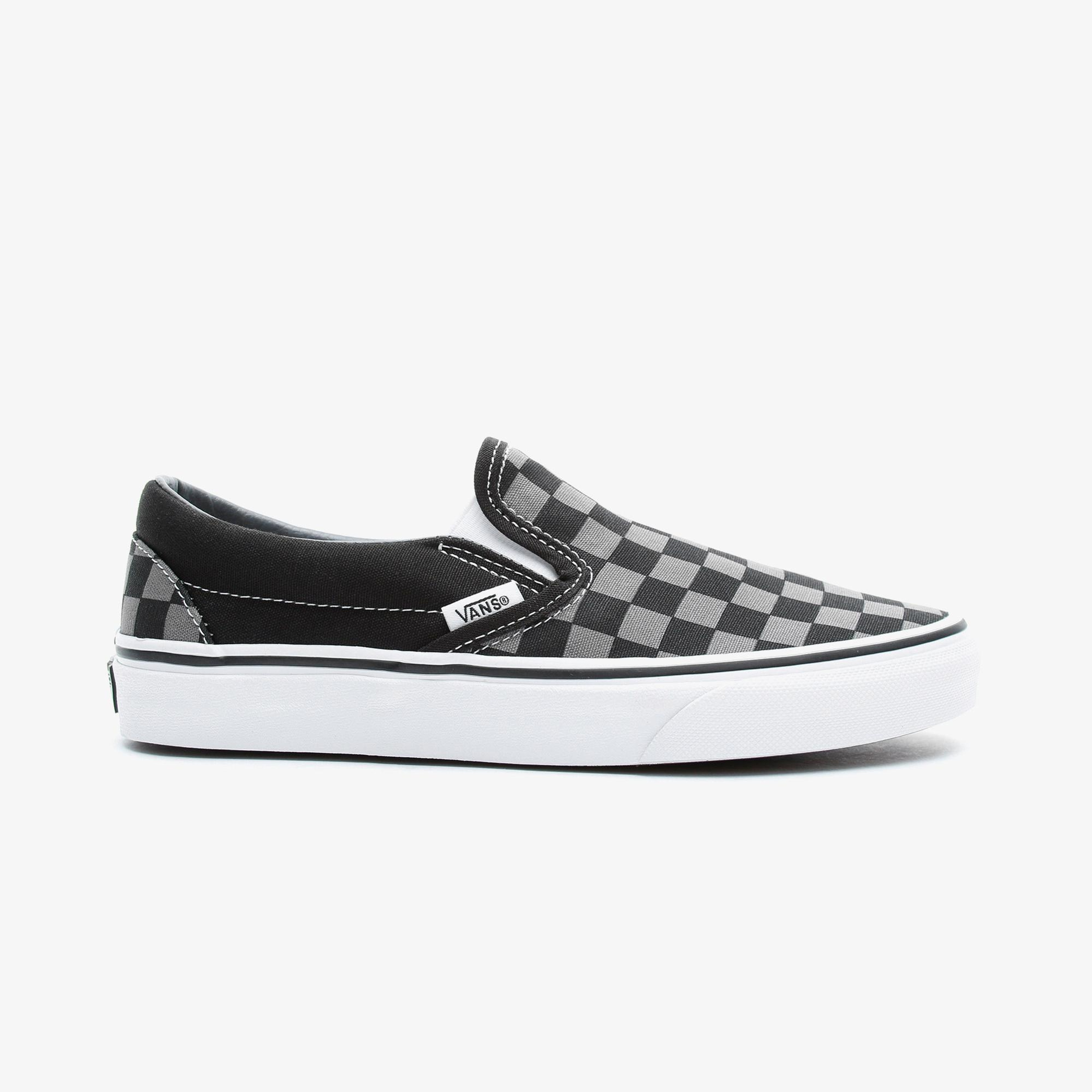 Vans Classic Slip-On Checkerboard Siyah Unisex Sneaker