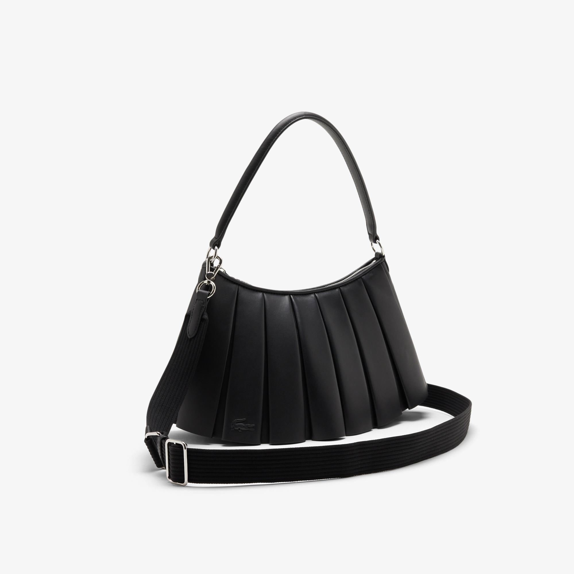 Lacoste Medium Lenglen Kadın Siyah Omuz Çantası