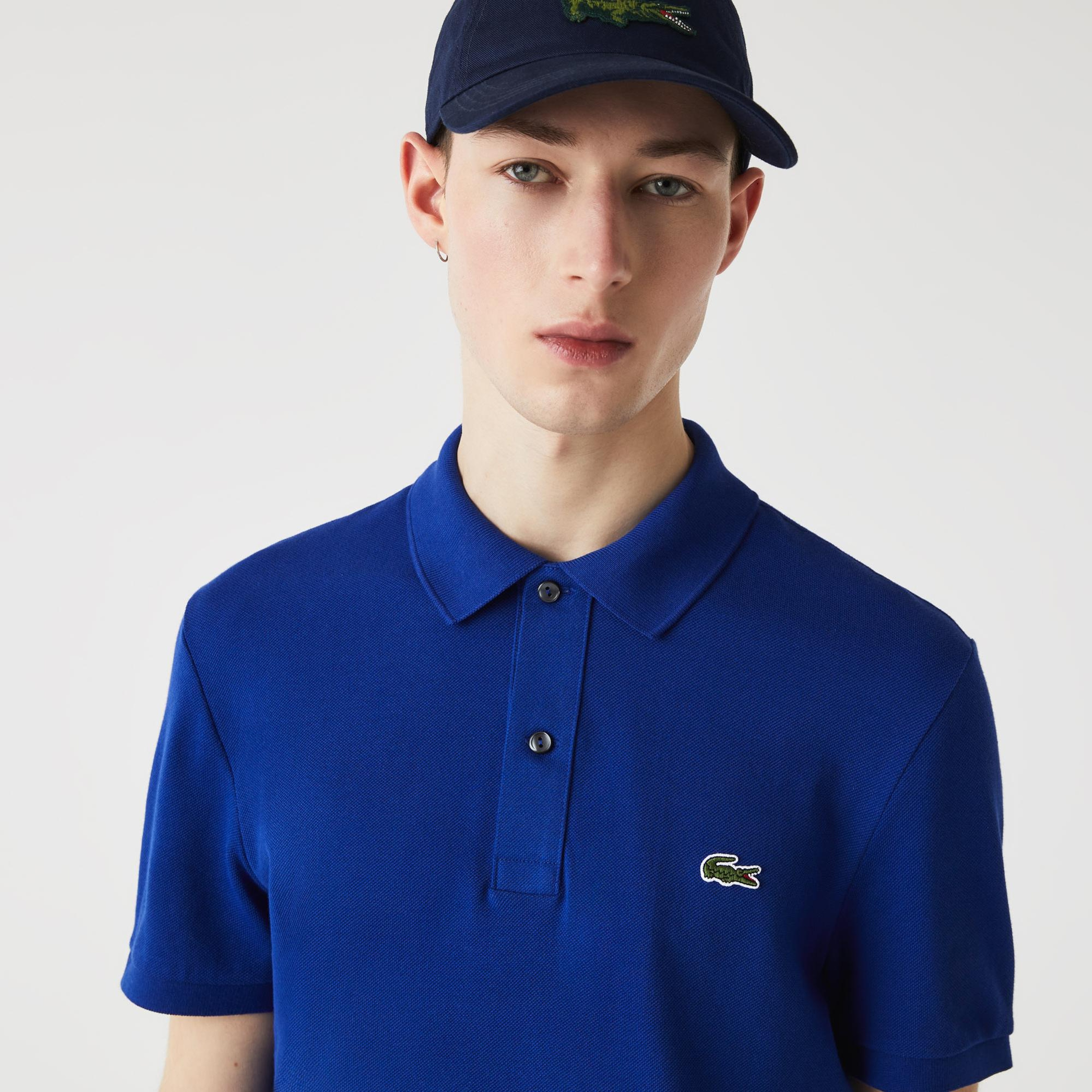 L.12.12 Erkek Slim Fit Lacivert Polo
