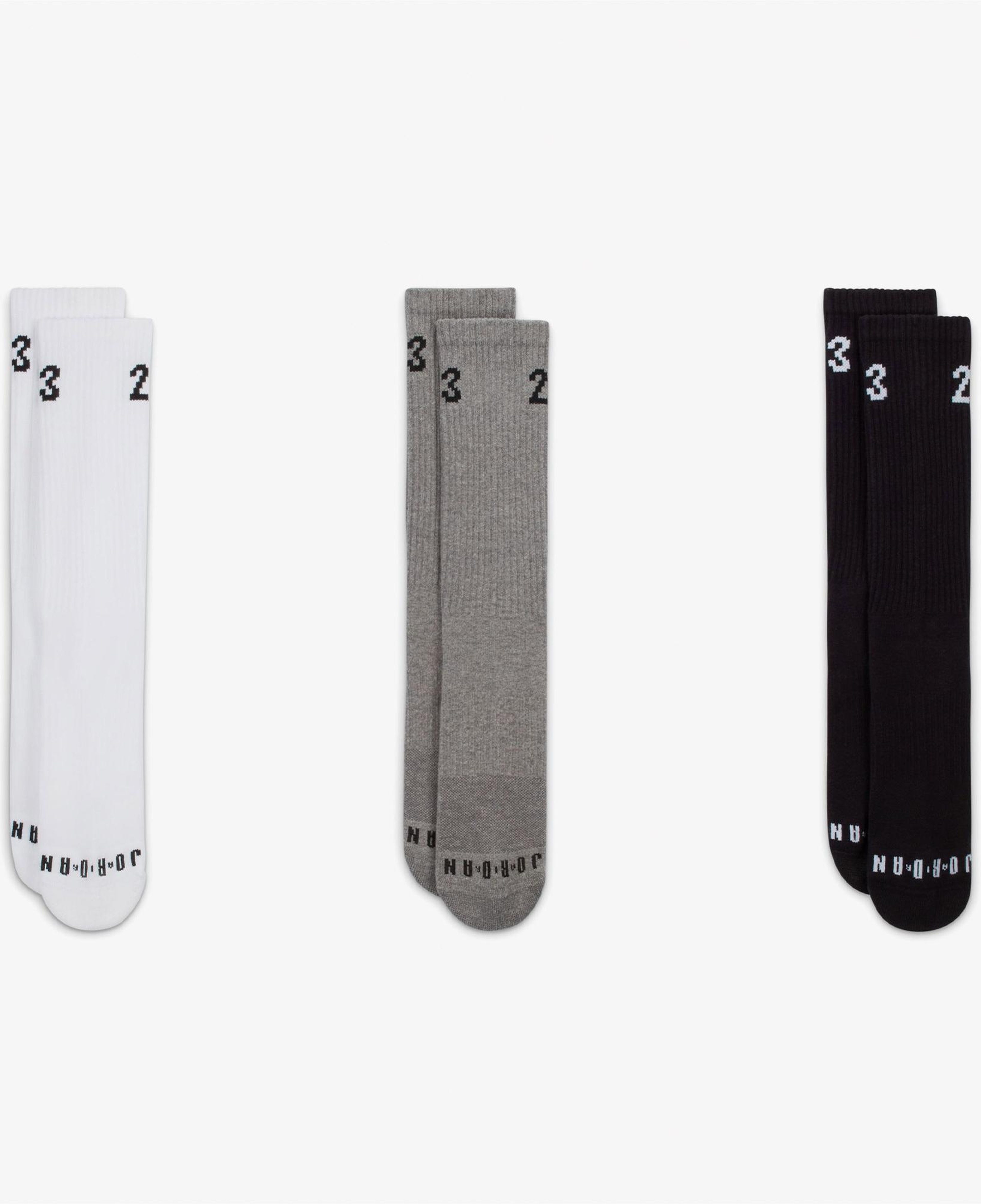 Jordan Essentials Crew 3' lü Unisex Renkli Çorap