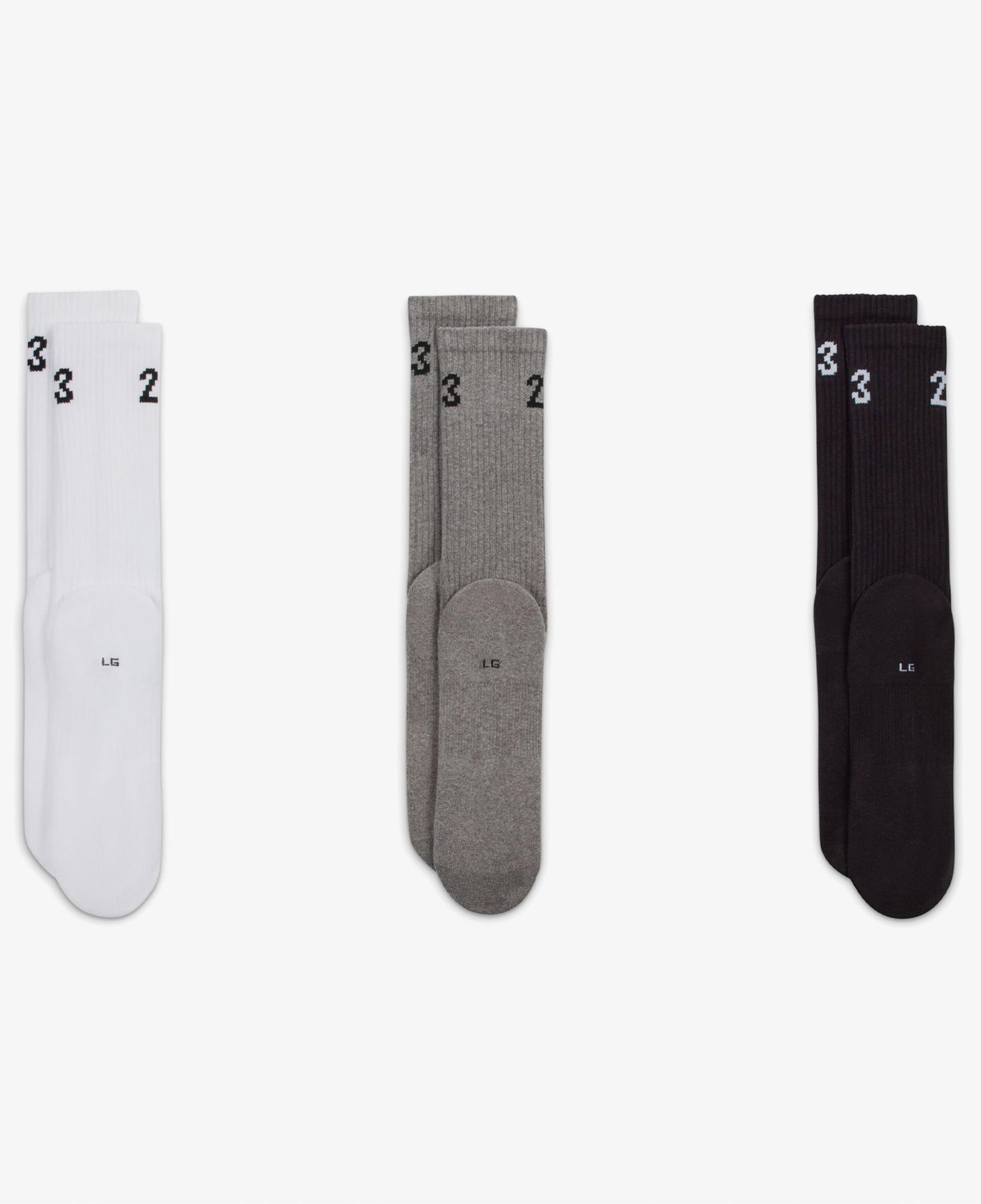 Jordan Essentials Crew 3' lü Unisex Renkli Çorap