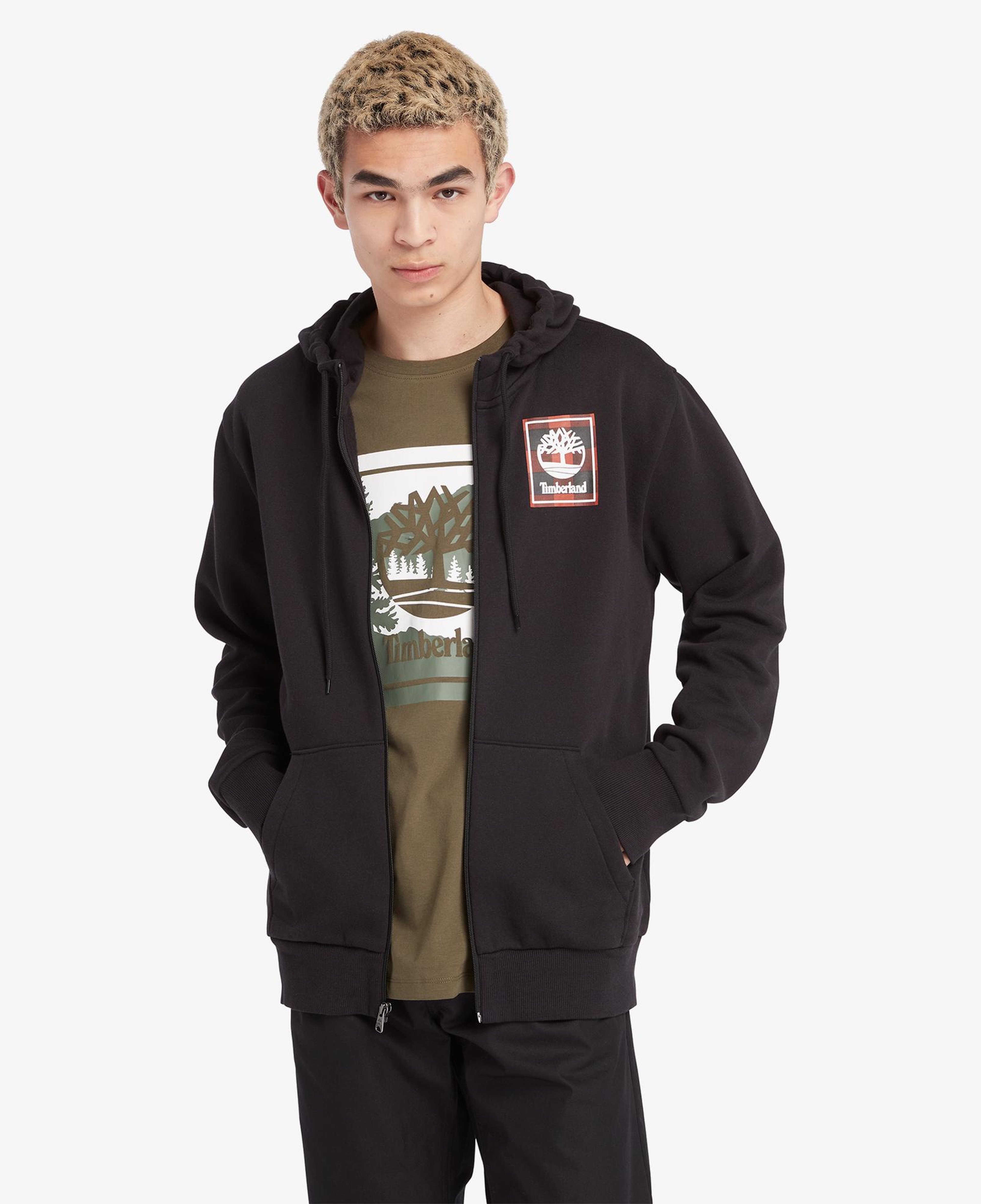 Timberland Tfo Buffalo Plaid Erkek Siyah Sweatshirt