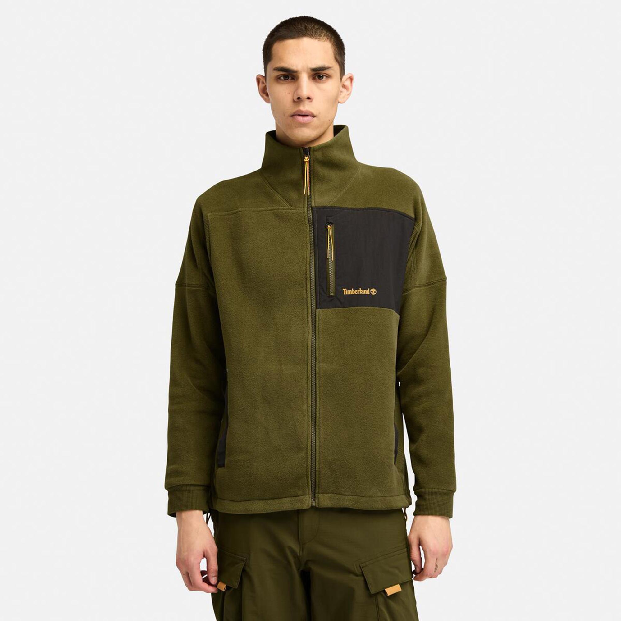 Timberland Polartec Mix Medıa Full Zıp Erkek Yeşil Ceket