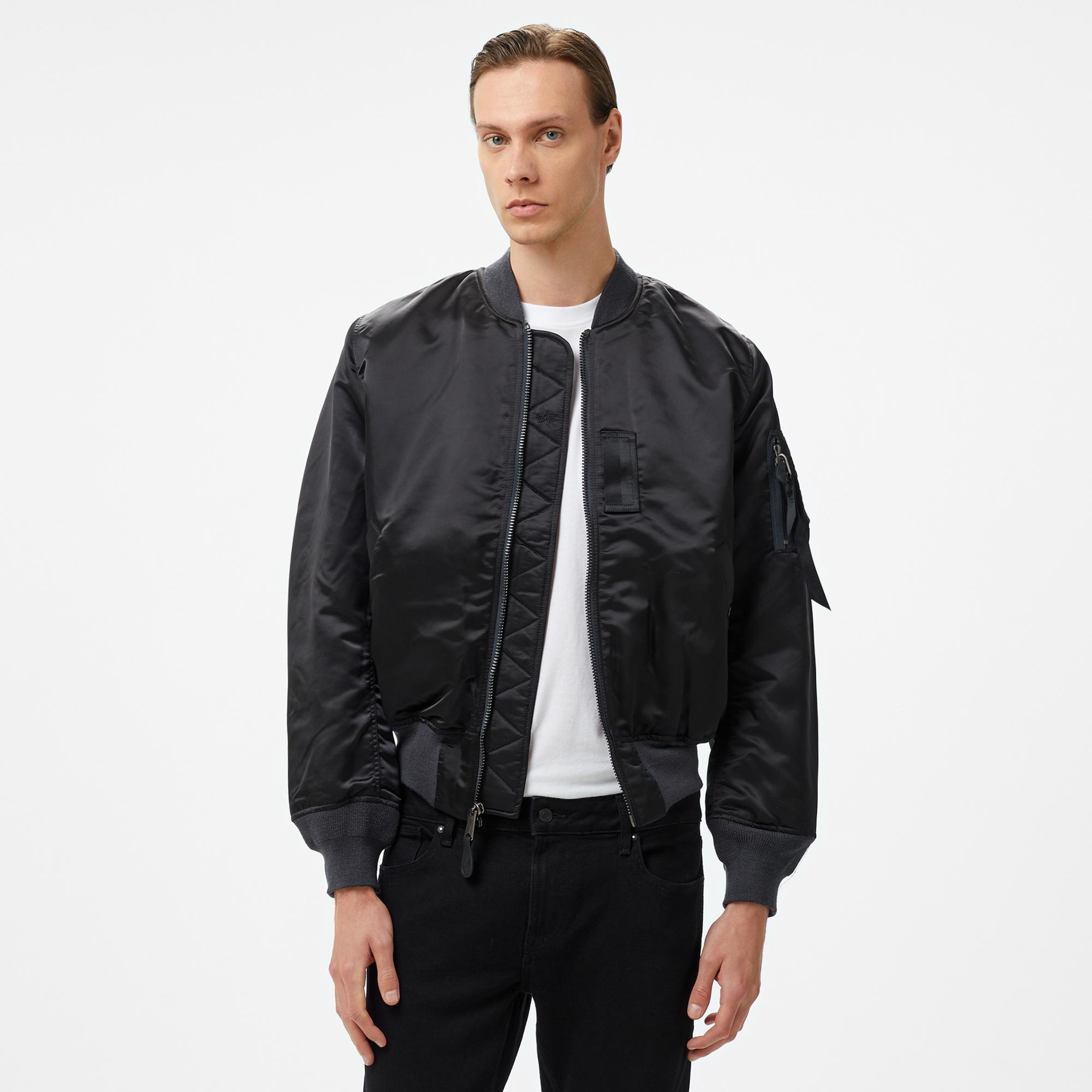 Alpha Industries 1960S Ma-1 Flight Erkek Siyah Ceket