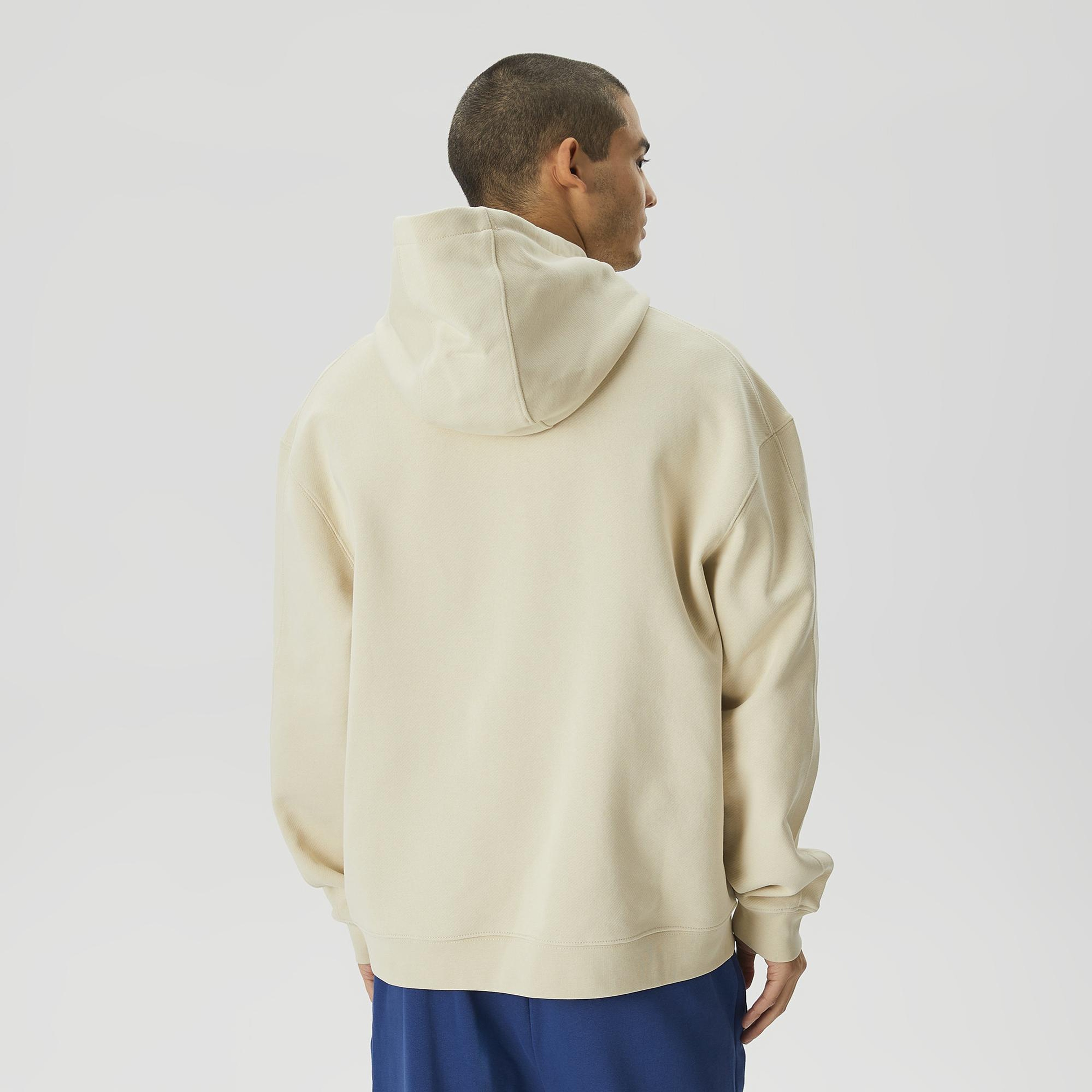 Les Benjamins 405 Erkek Krem Rengi Hoodie Sweatshirt