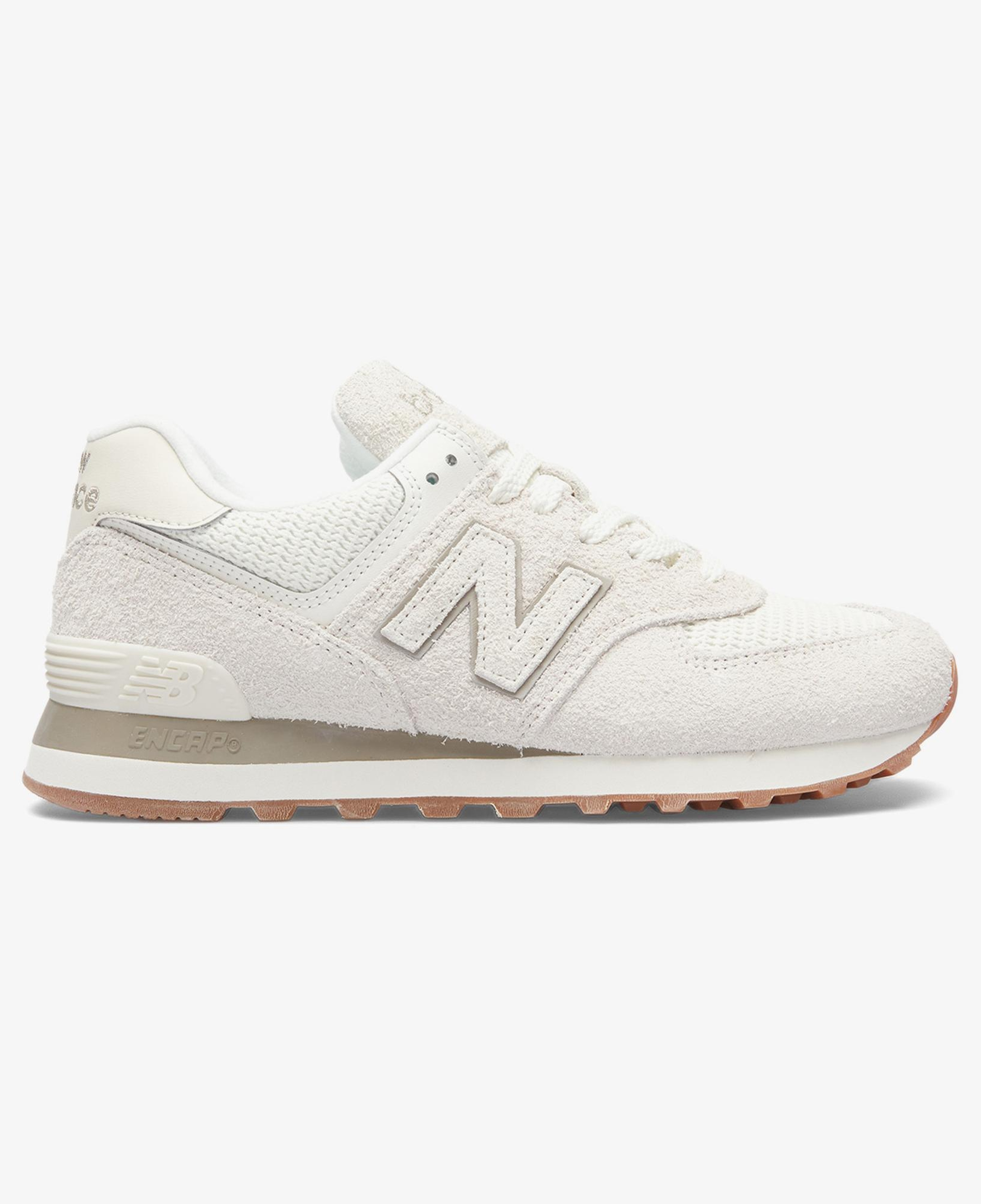 New Balance 574 Lifestyle Kadın Krem Rengi Spor Ayakkabı