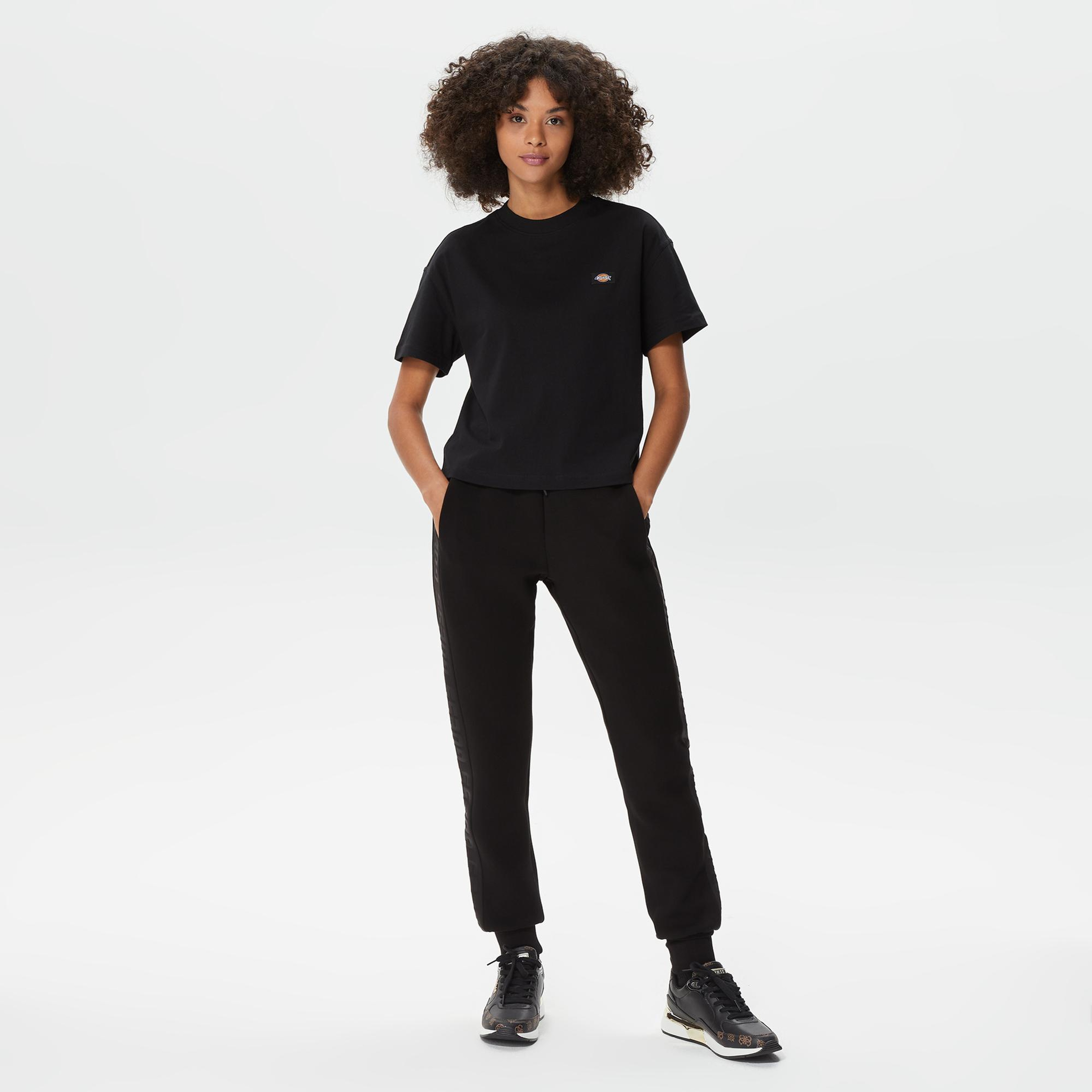 Dickies Oakport Boxy Kadın Siyah T-Shirt