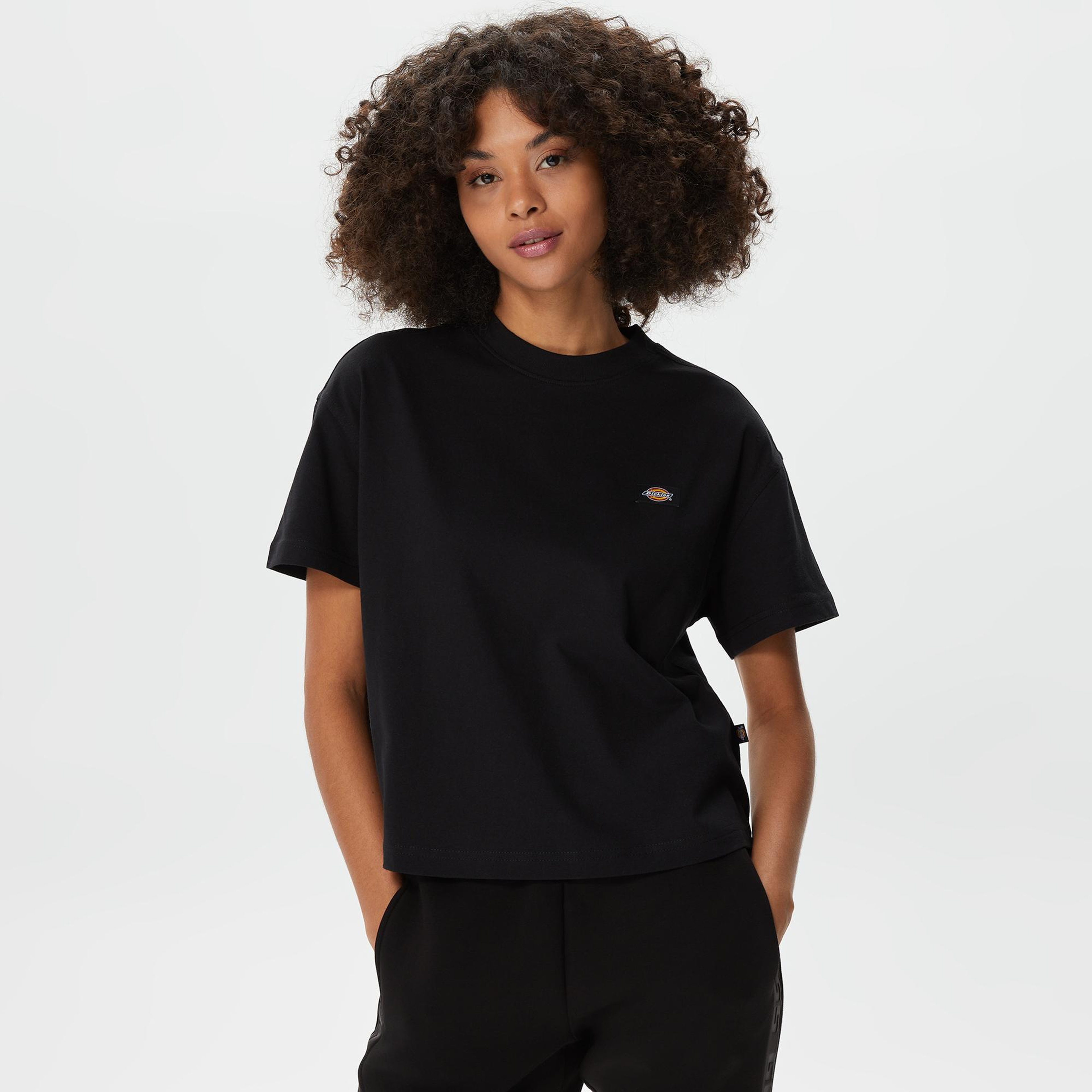 Dickies Oakport Boxy Kadın Siyah T-Shirt