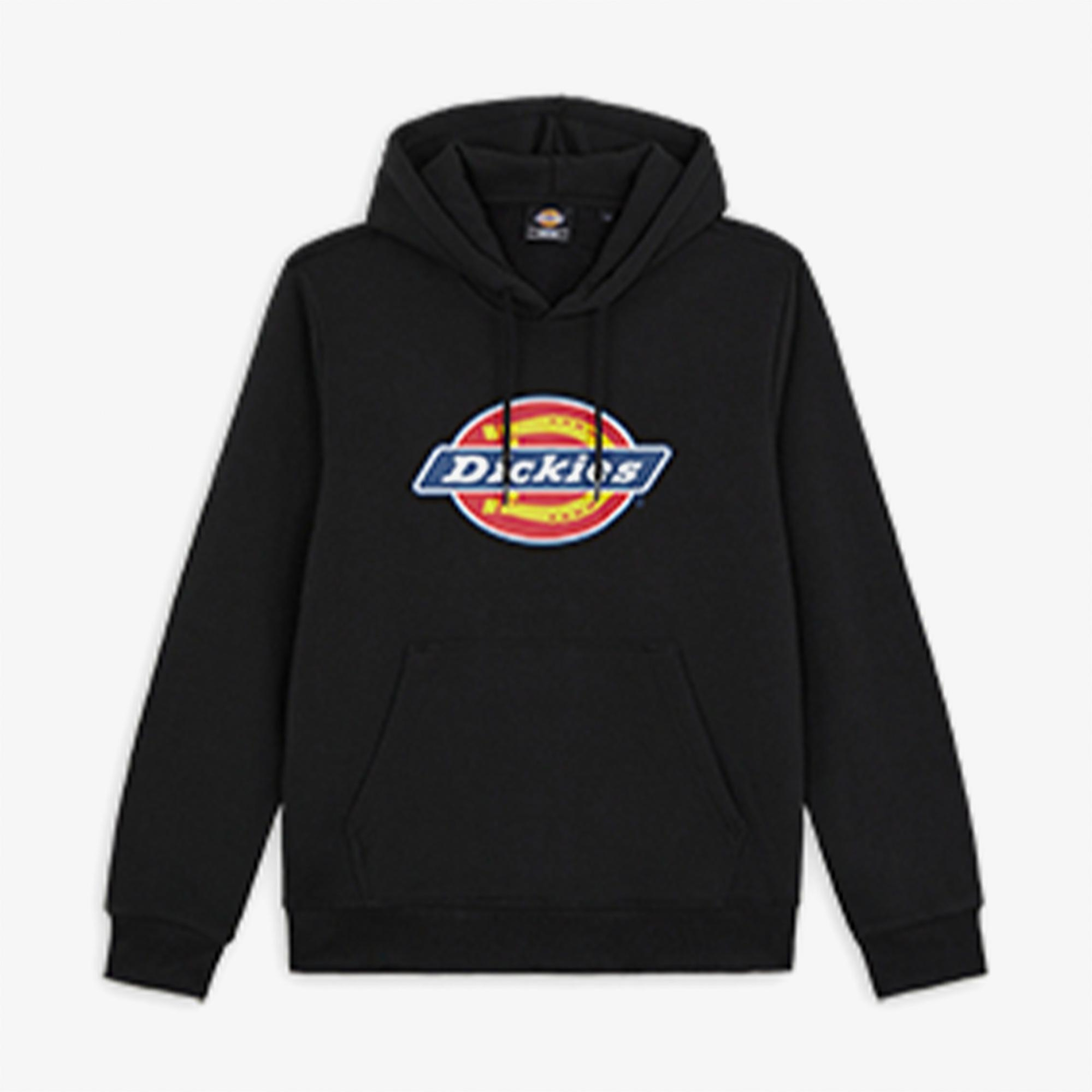 Dickies İcon Logo Erkek Siyah Sweatshirt