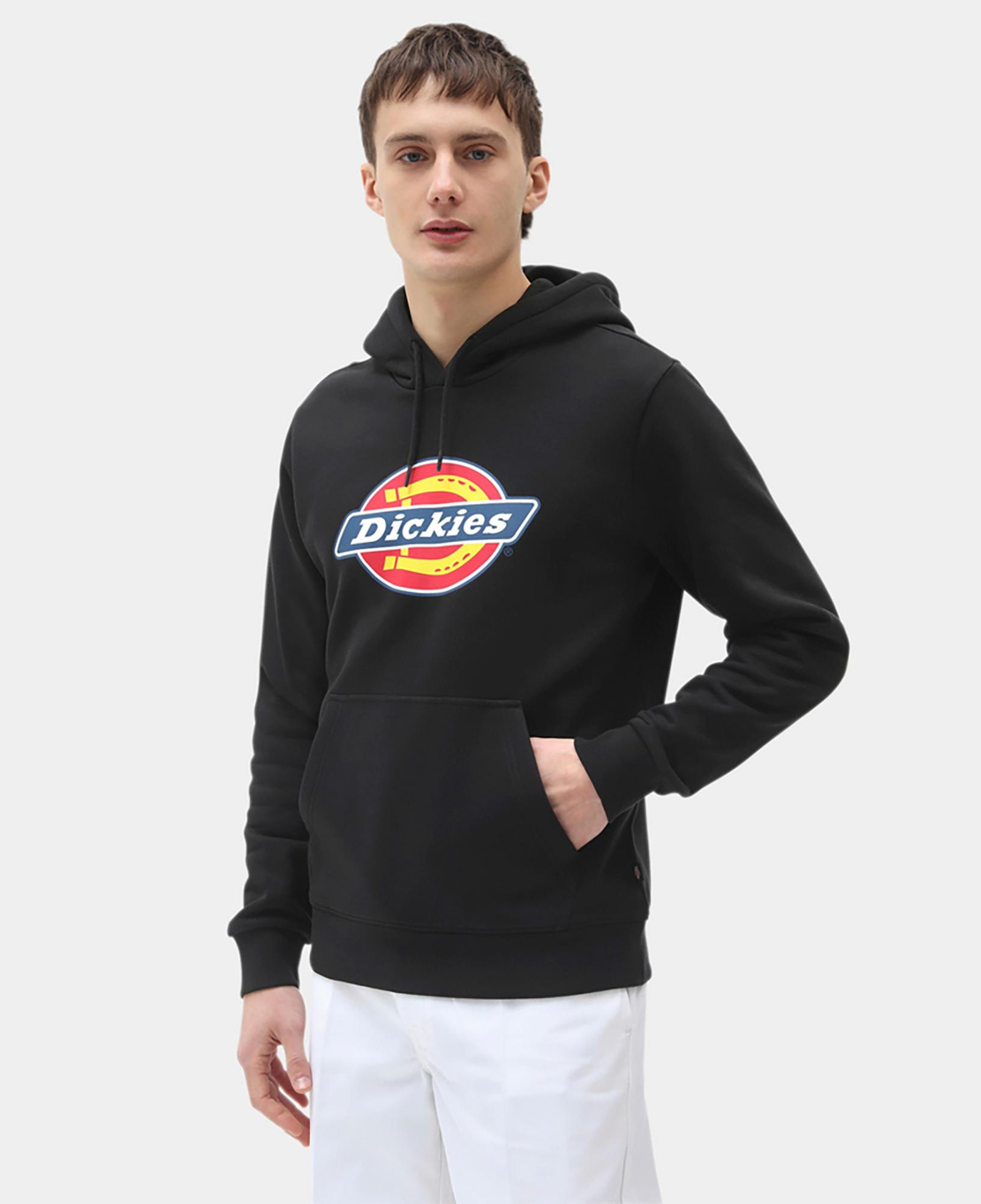 Dickies İcon Logo Erkek Siyah Sweatshirt