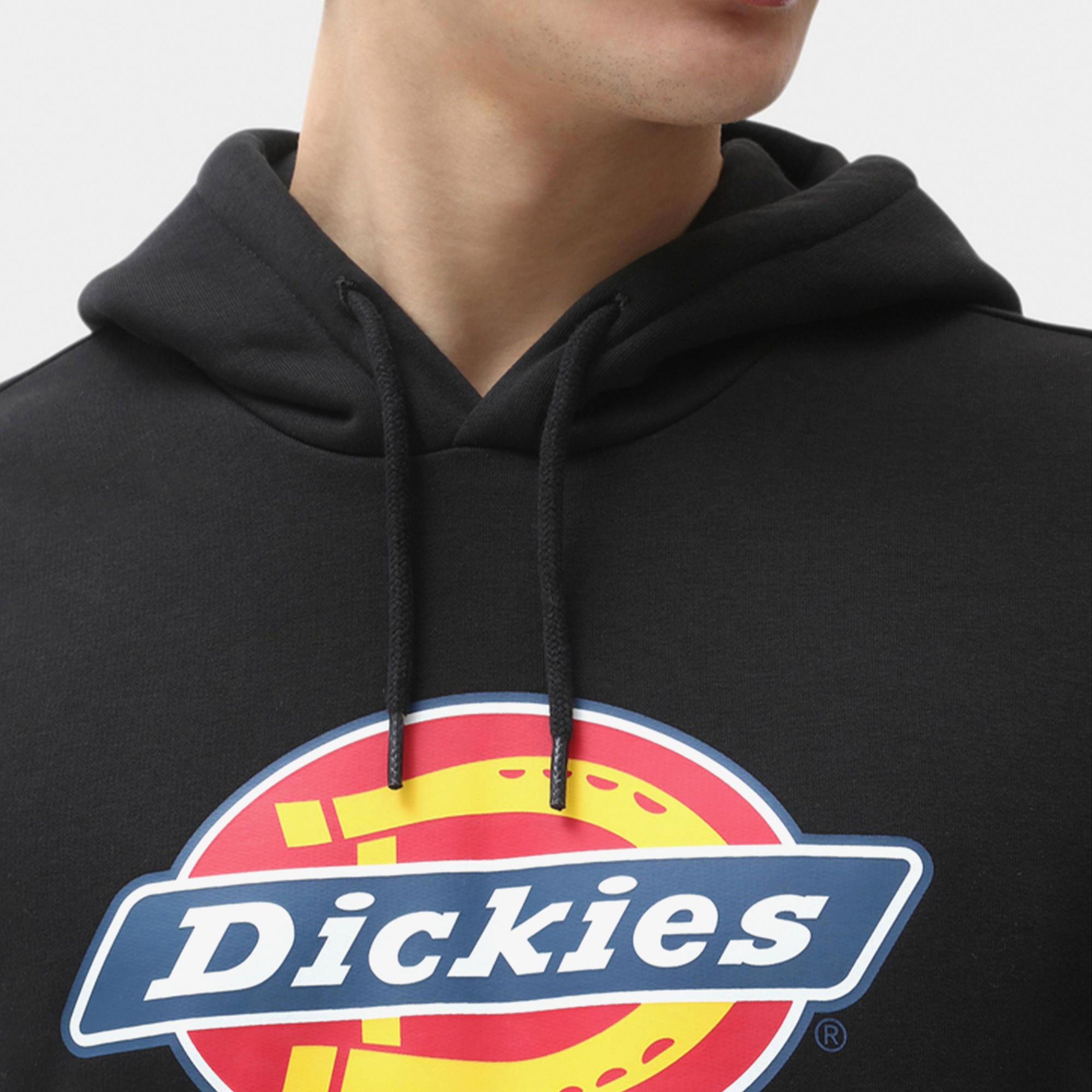 Dickies İcon Logo Erkek Siyah Sweatshirt