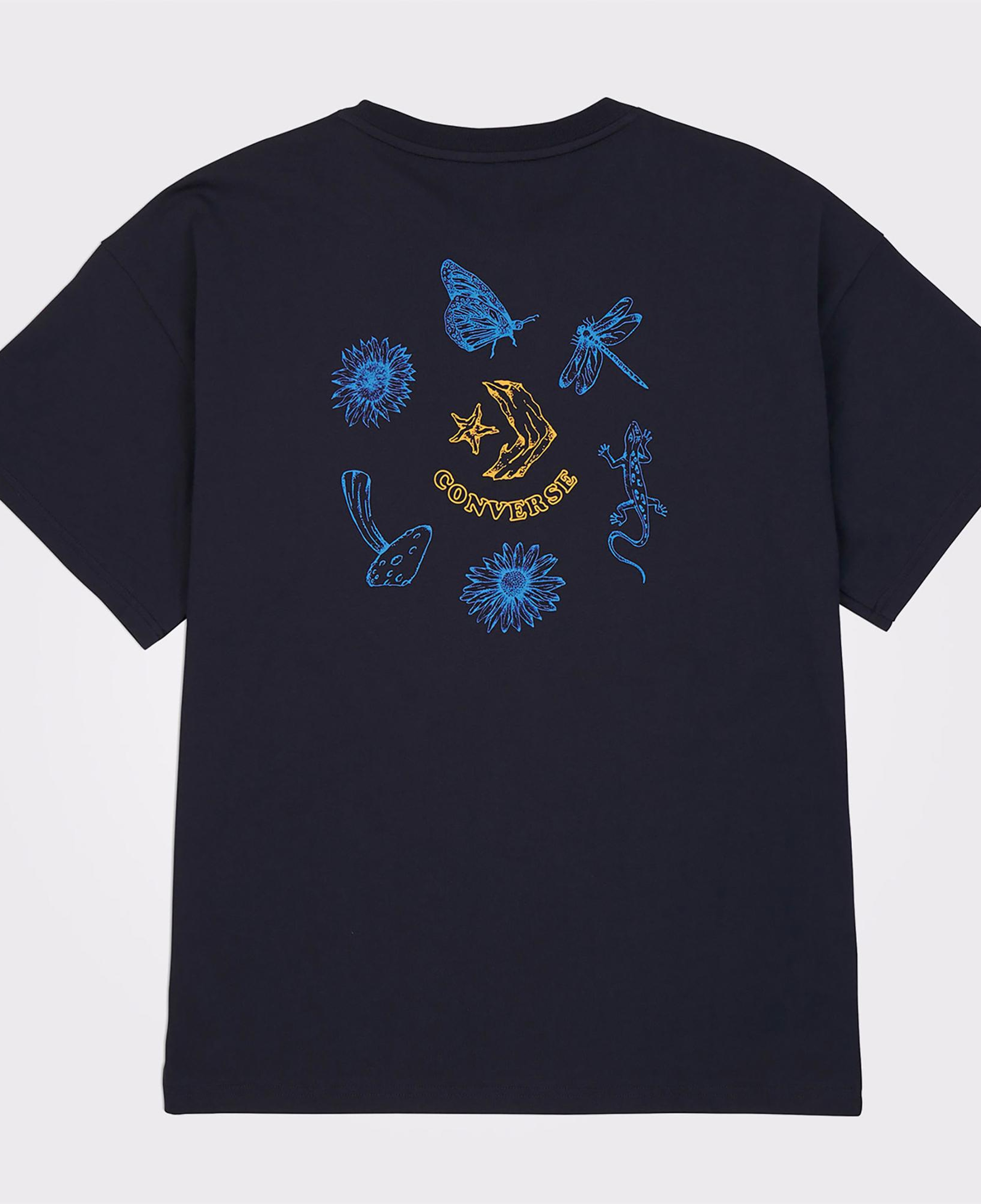 Converse Erkek Baskılı Siyah T-Shirt