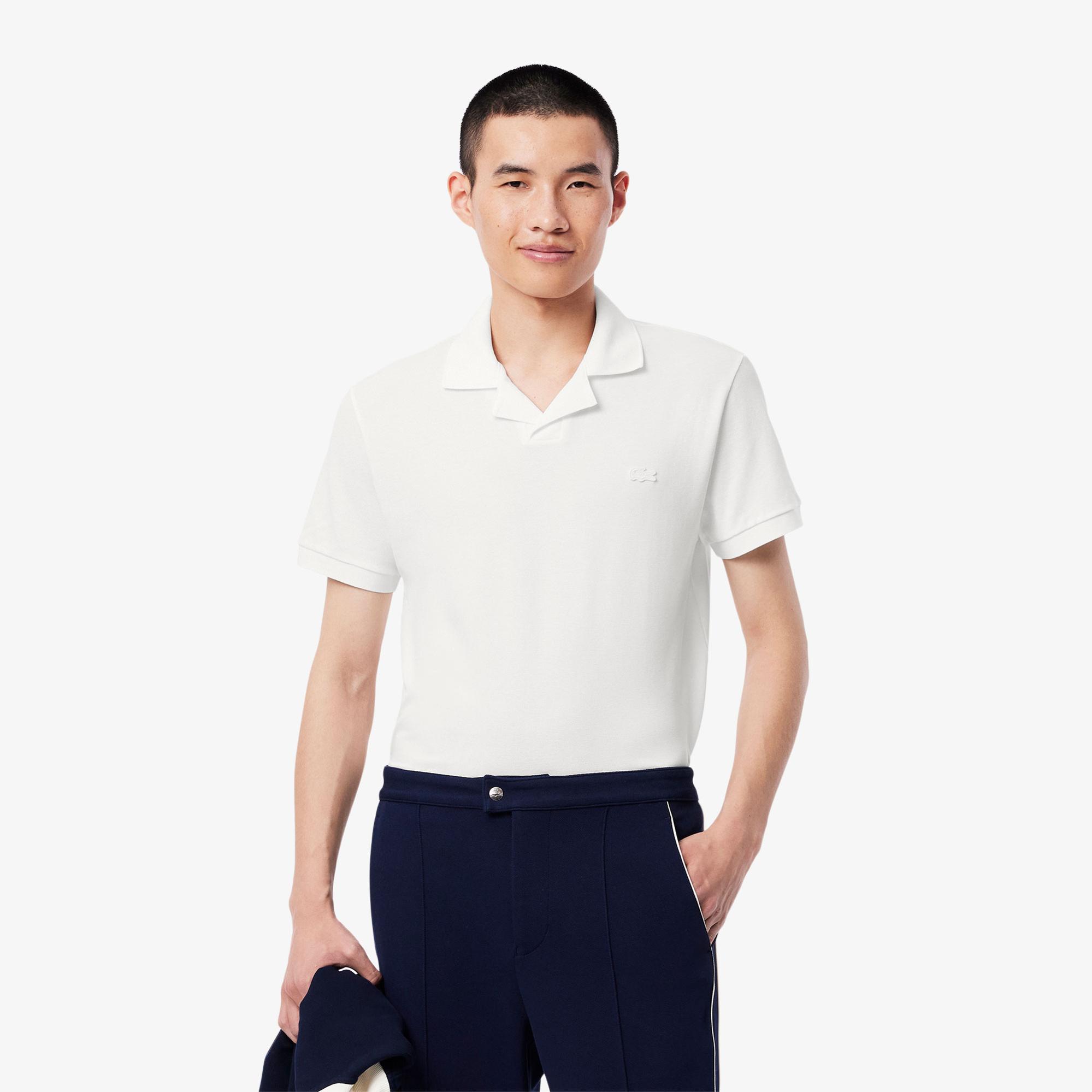 Lacoste Paris Erkek Classic Fit Beyaz Polo