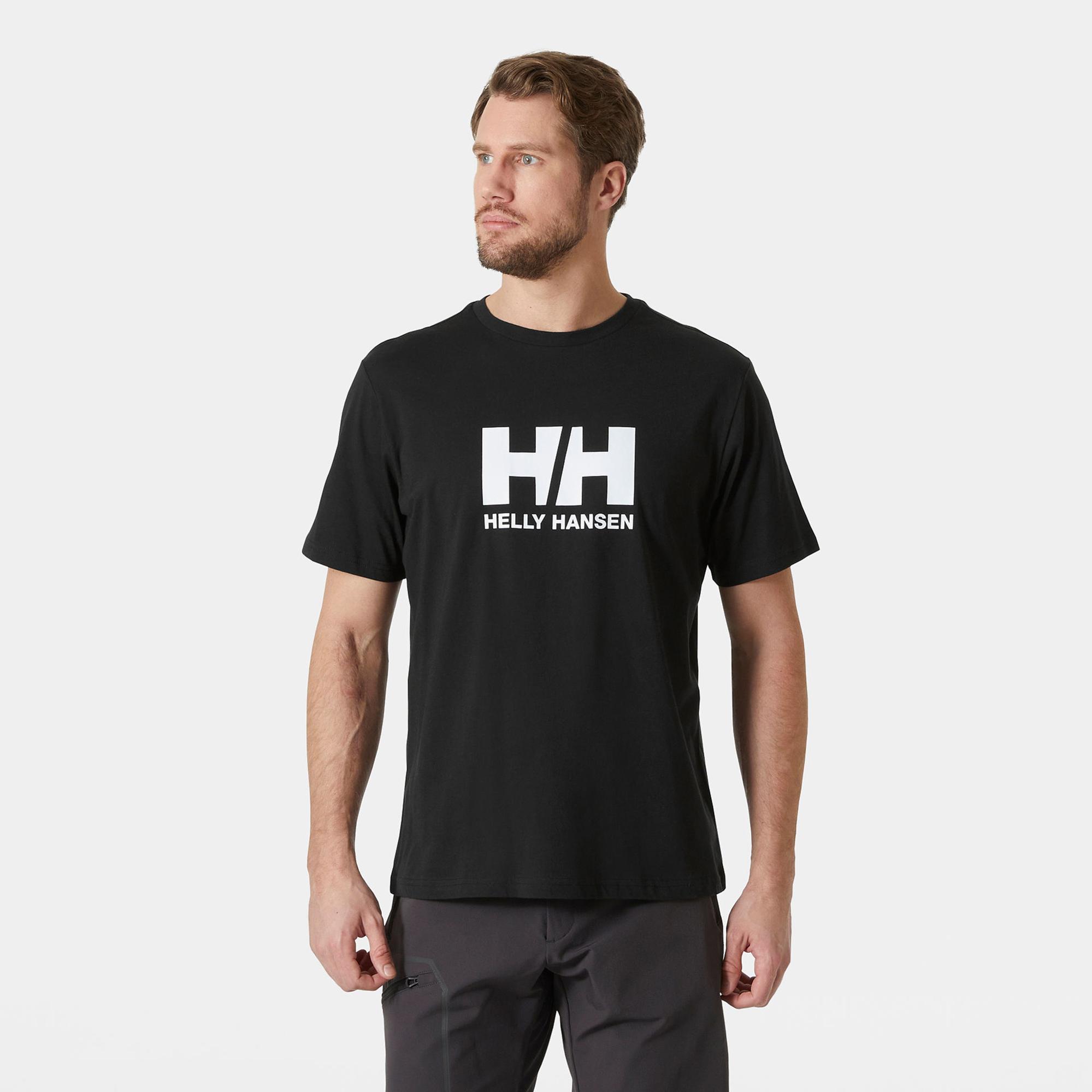 Helly Hansen Hh Logo 3.0  Erkek Siyah T-shirt