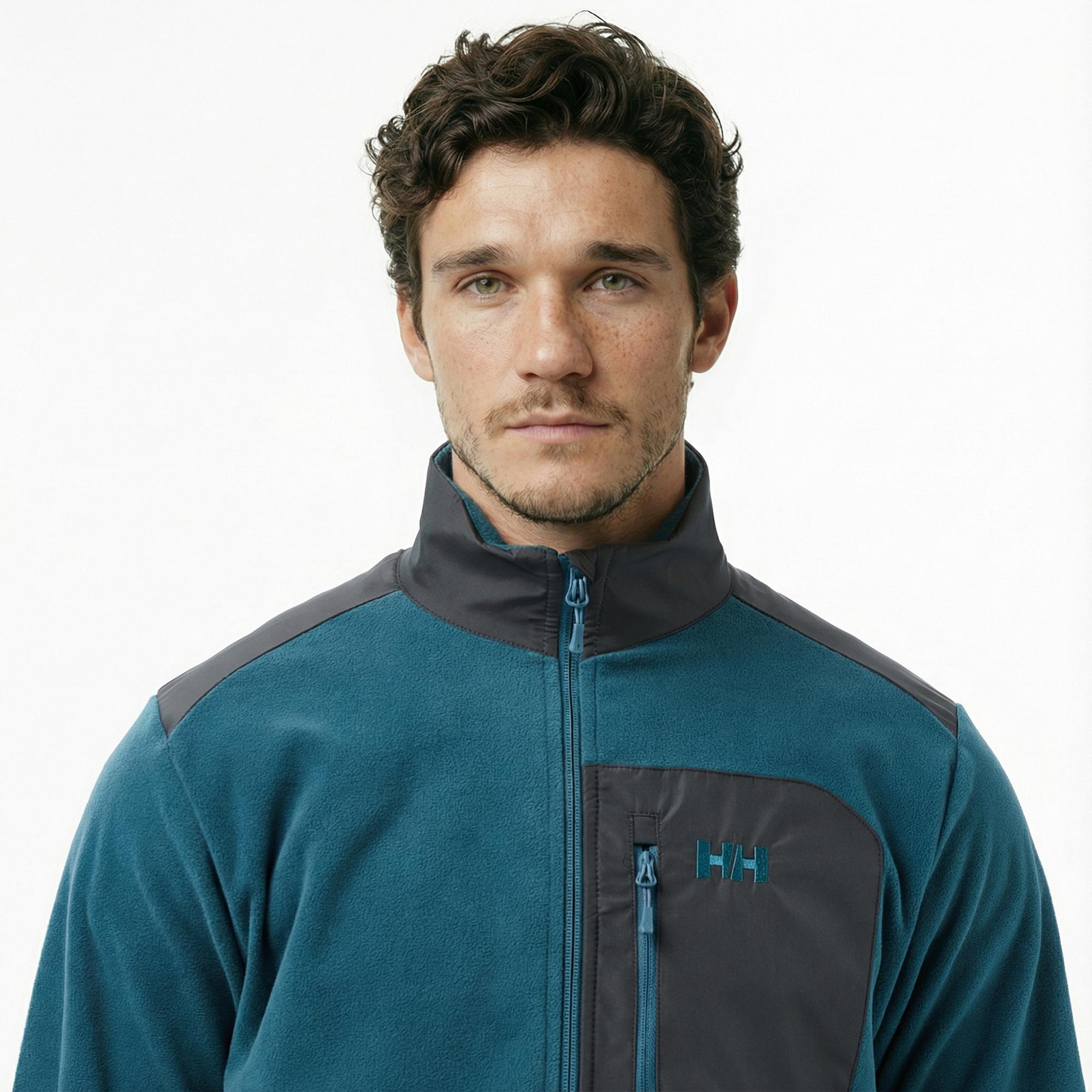 Helly Hansen Block Fullzip Polar Erkek Yeşil Ceket