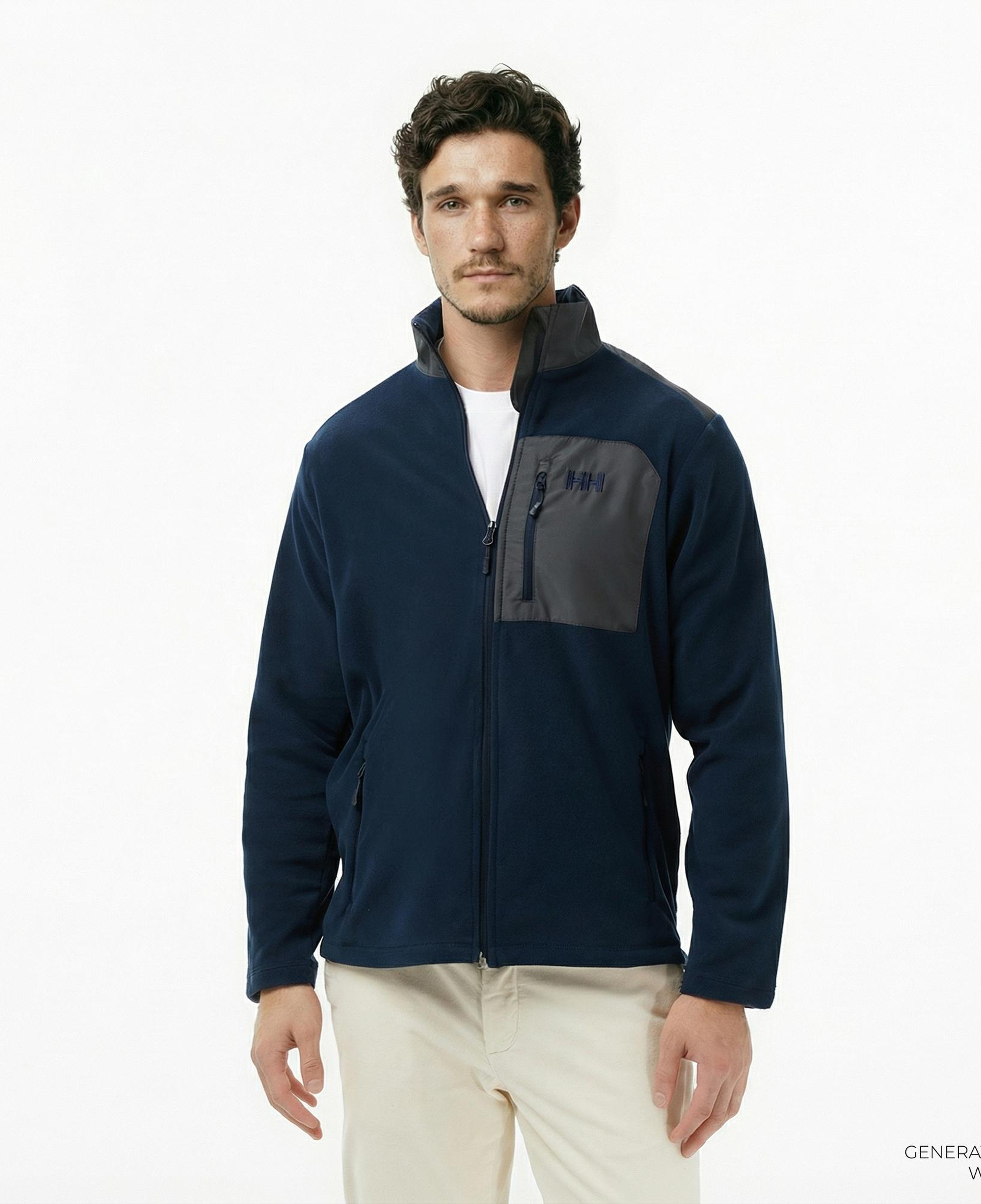 Helly Hansen Block Fullzip Polar Erkek Lacivert Ceket