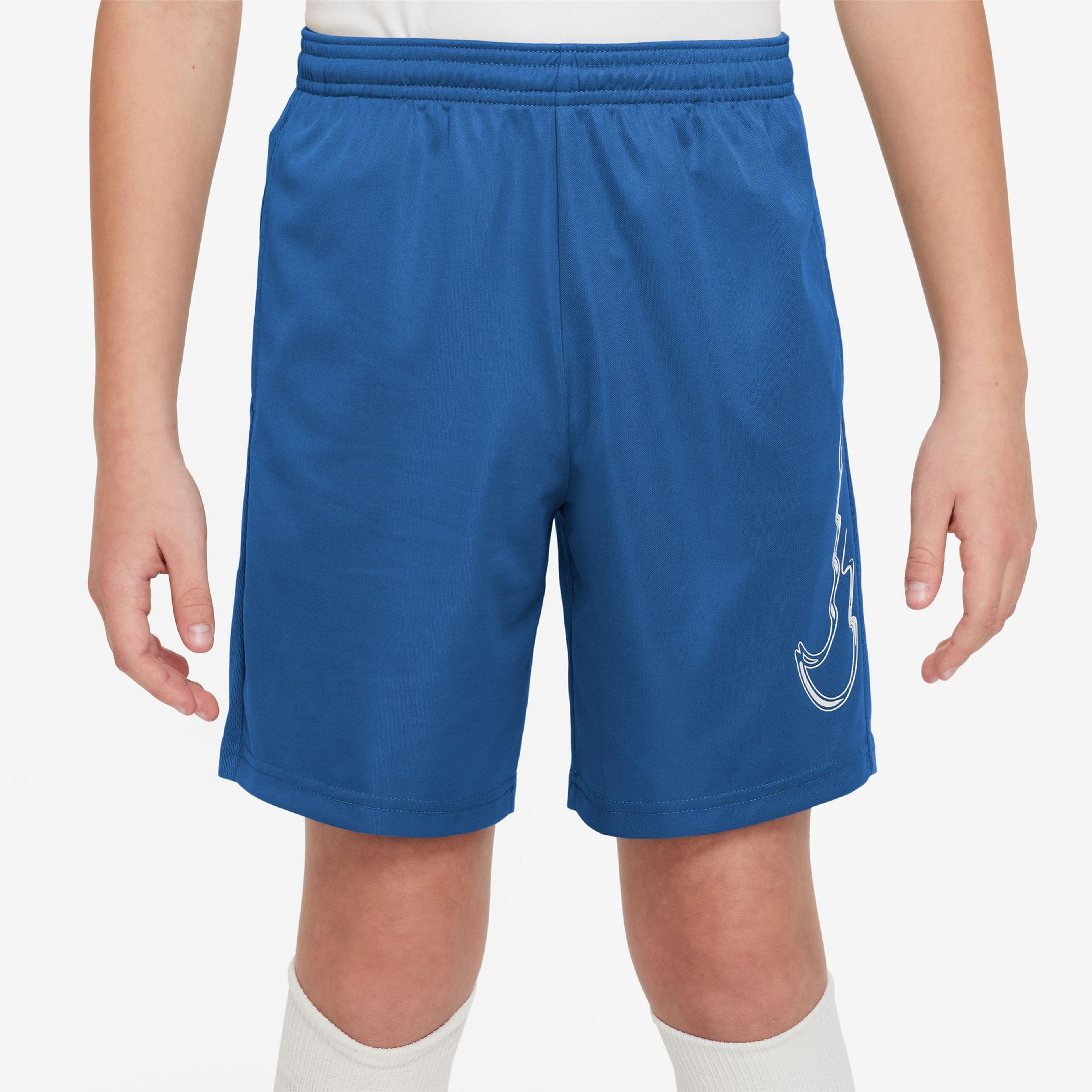 Nike Trophy23 Dri-FIT Çocuk Mavi Şort