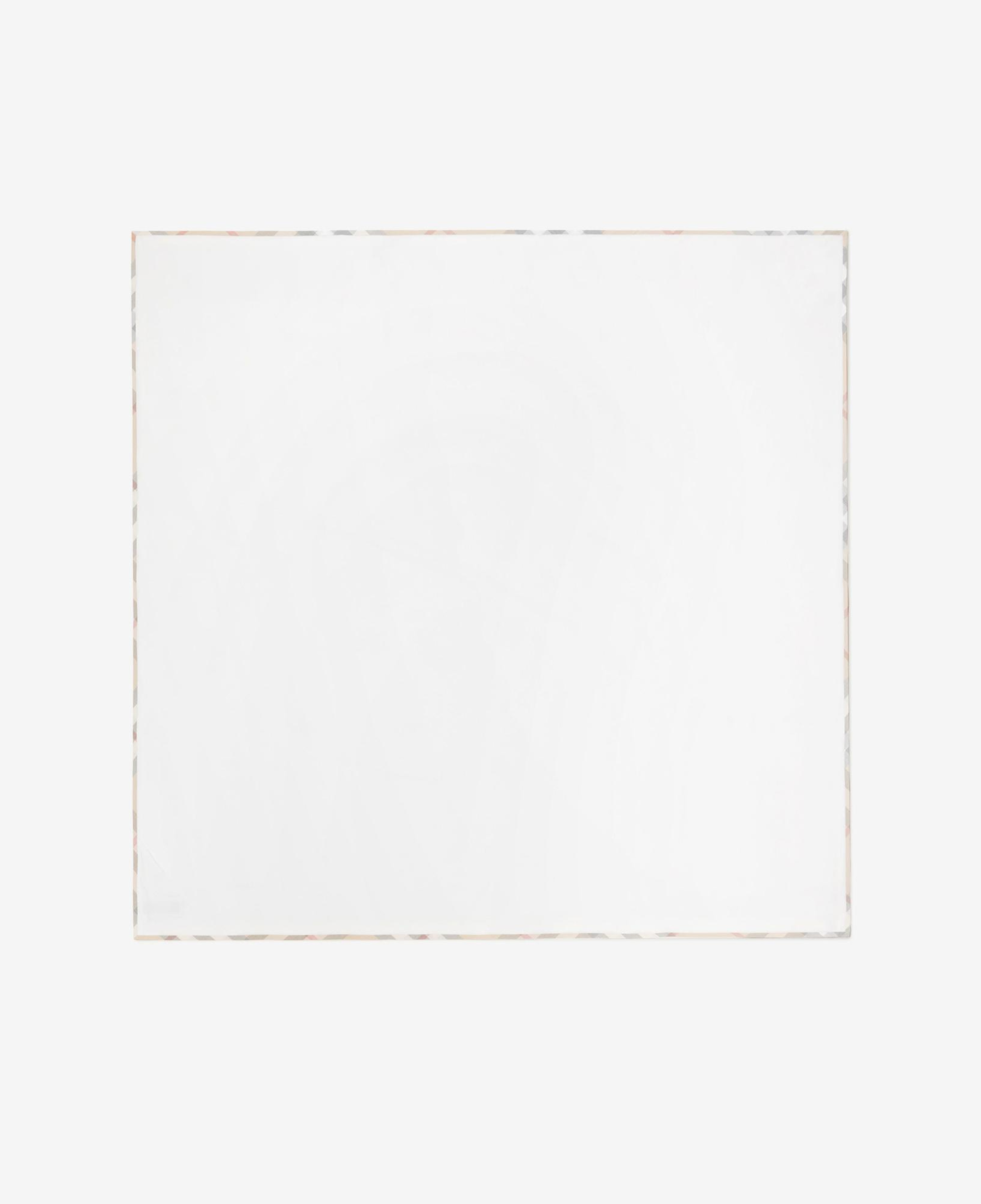 Burberry Pip Cotton Baby Blanket Çocuk Beyaz Battaniye