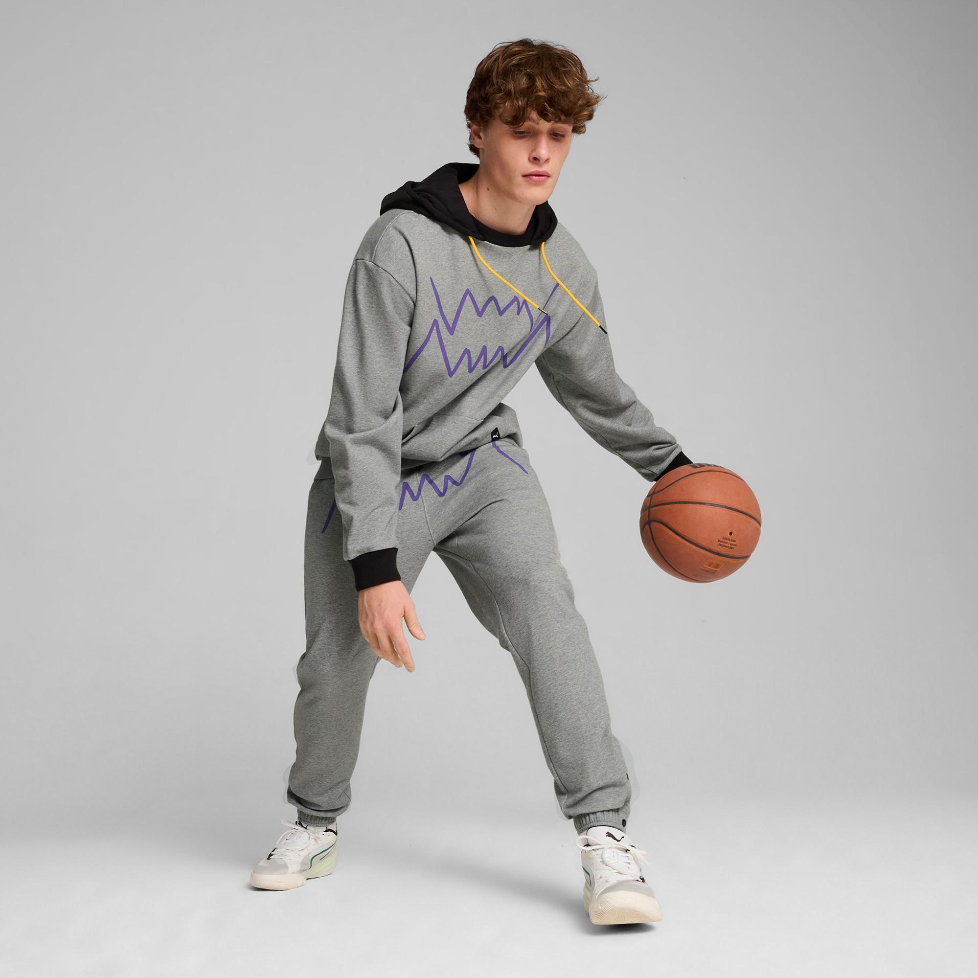 Puma Jaws Core2.0 Erkek Gri Sweatshirt