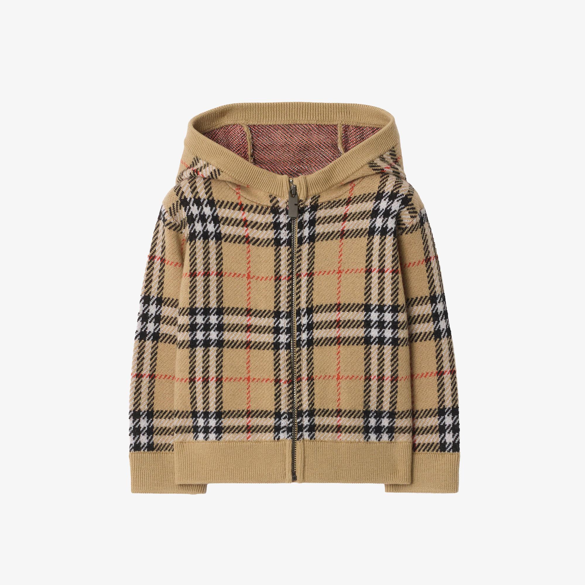 Burberry Jımmy Check Çocuk Bej Triko