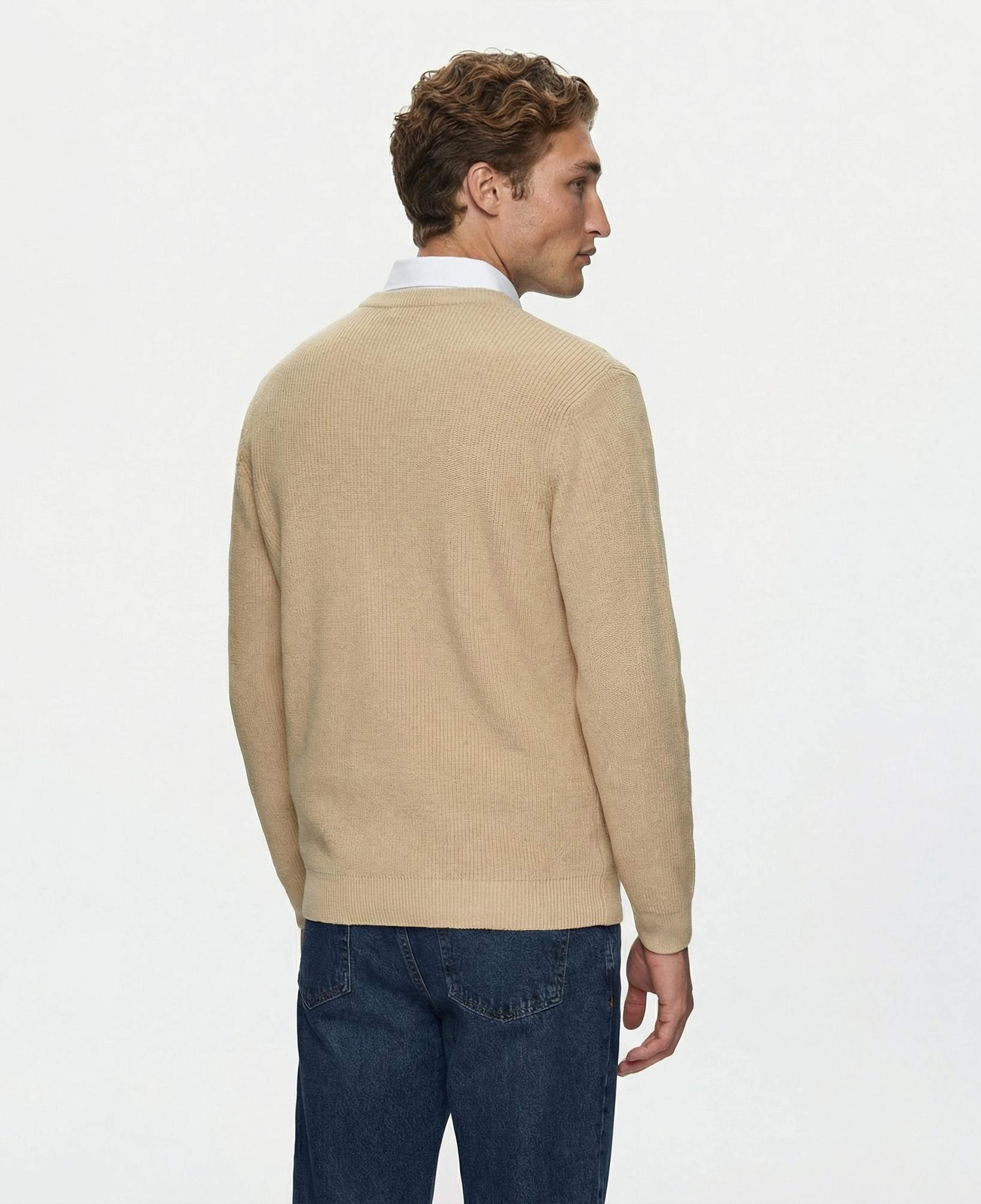 Ucla Emory Erkek Bej Triko