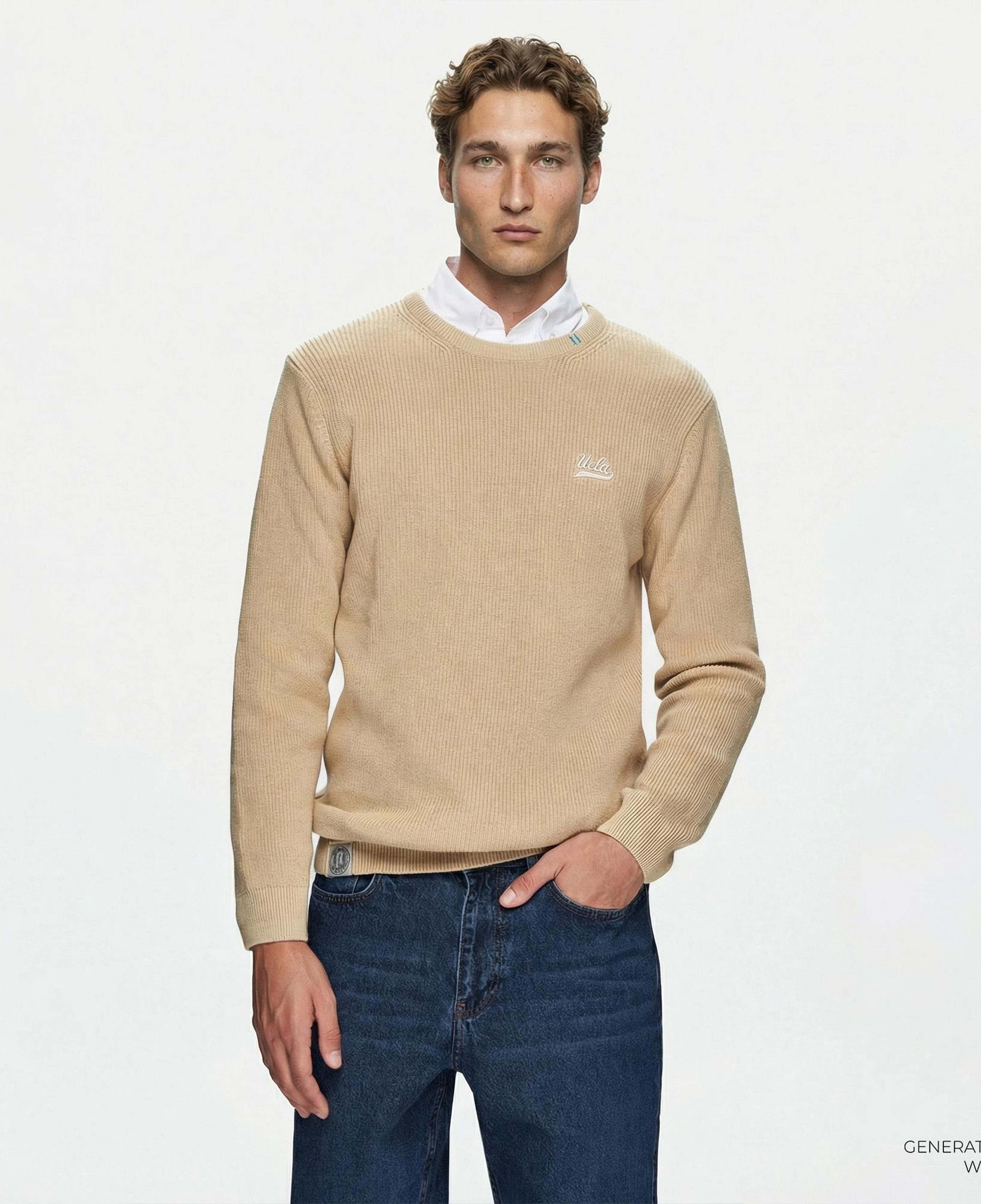 Ucla Emory Erkek Bej Triko