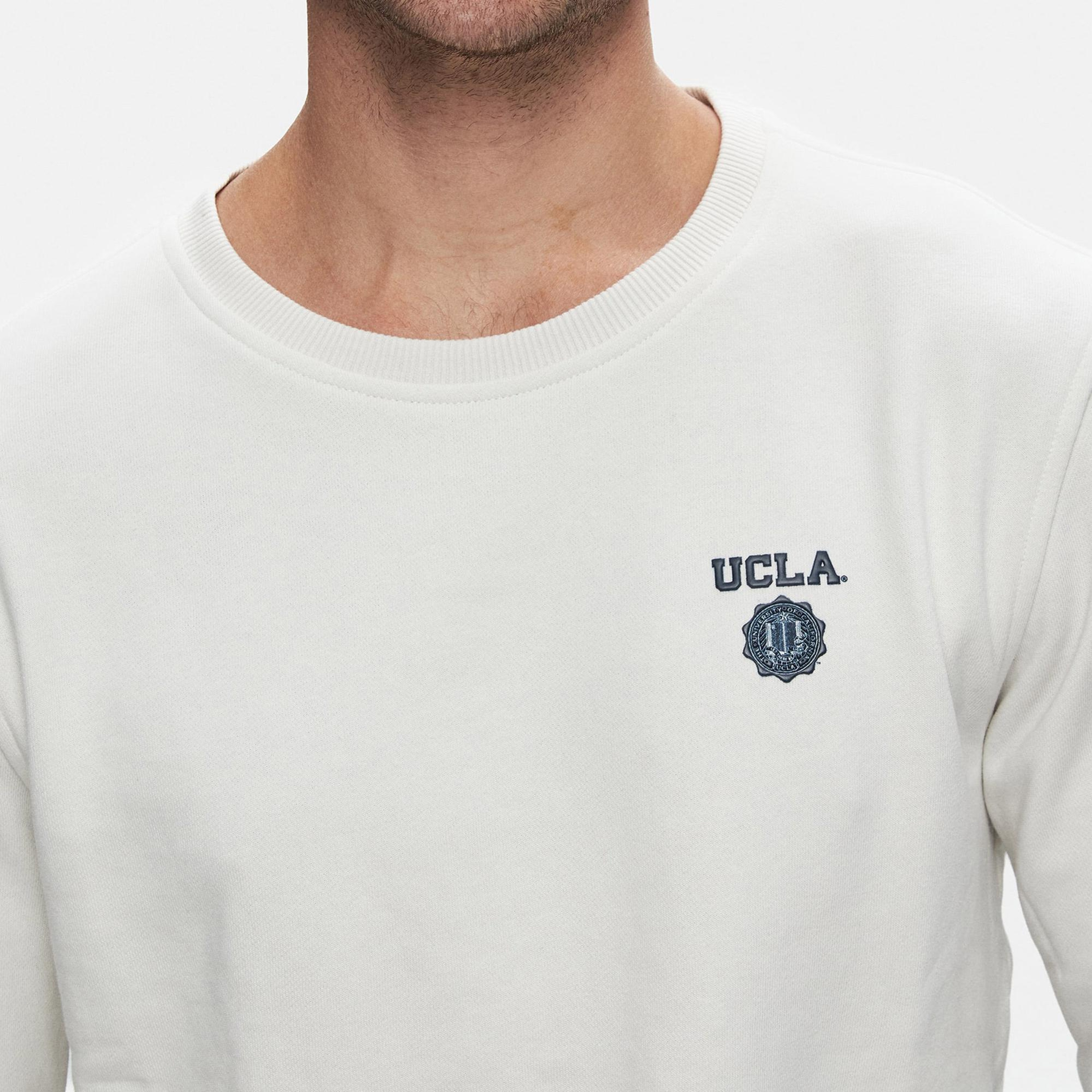 Ucla Valley Erkek Krem Rengi Sweatshirt