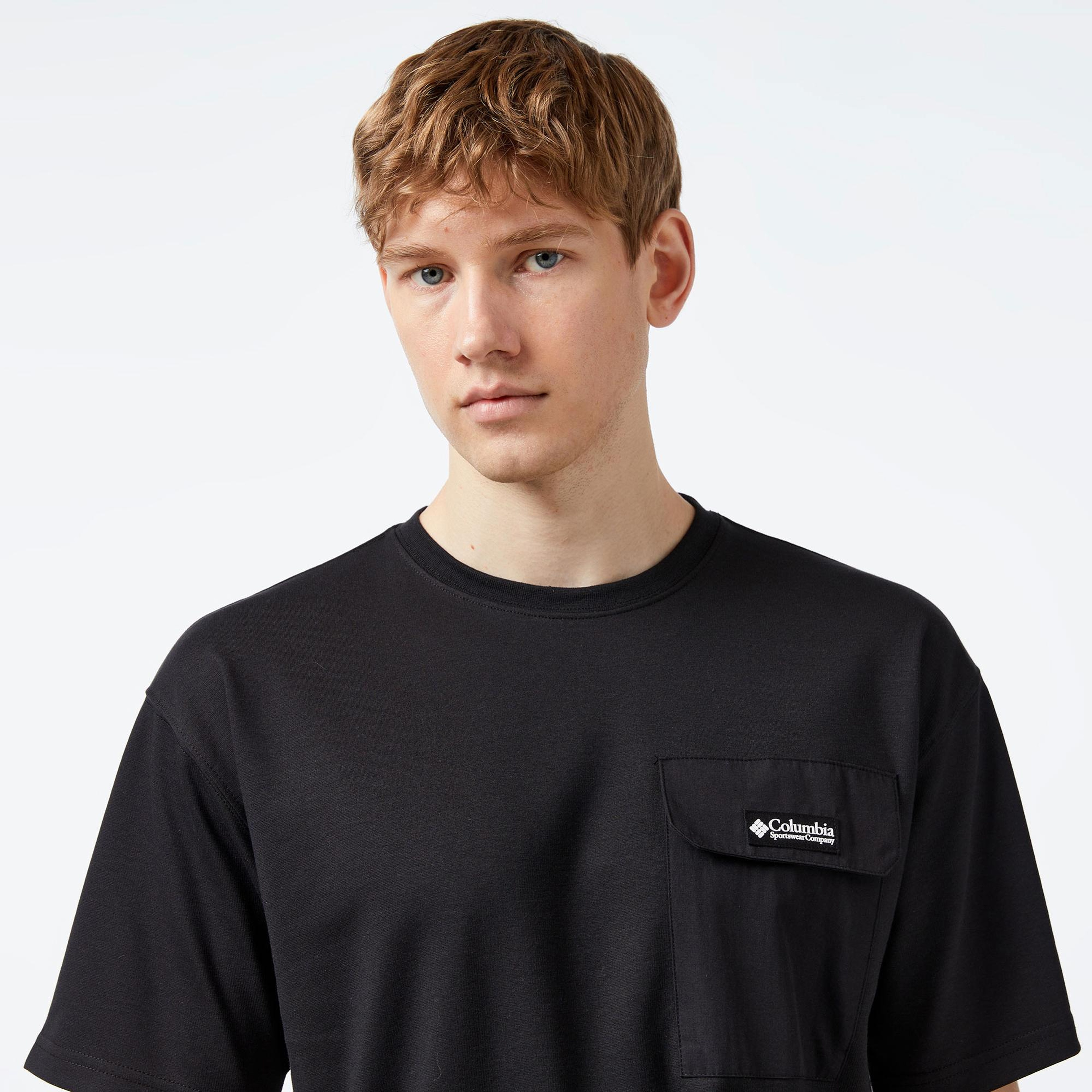 Columbia Heritage Erkek Siyah T-Shirt