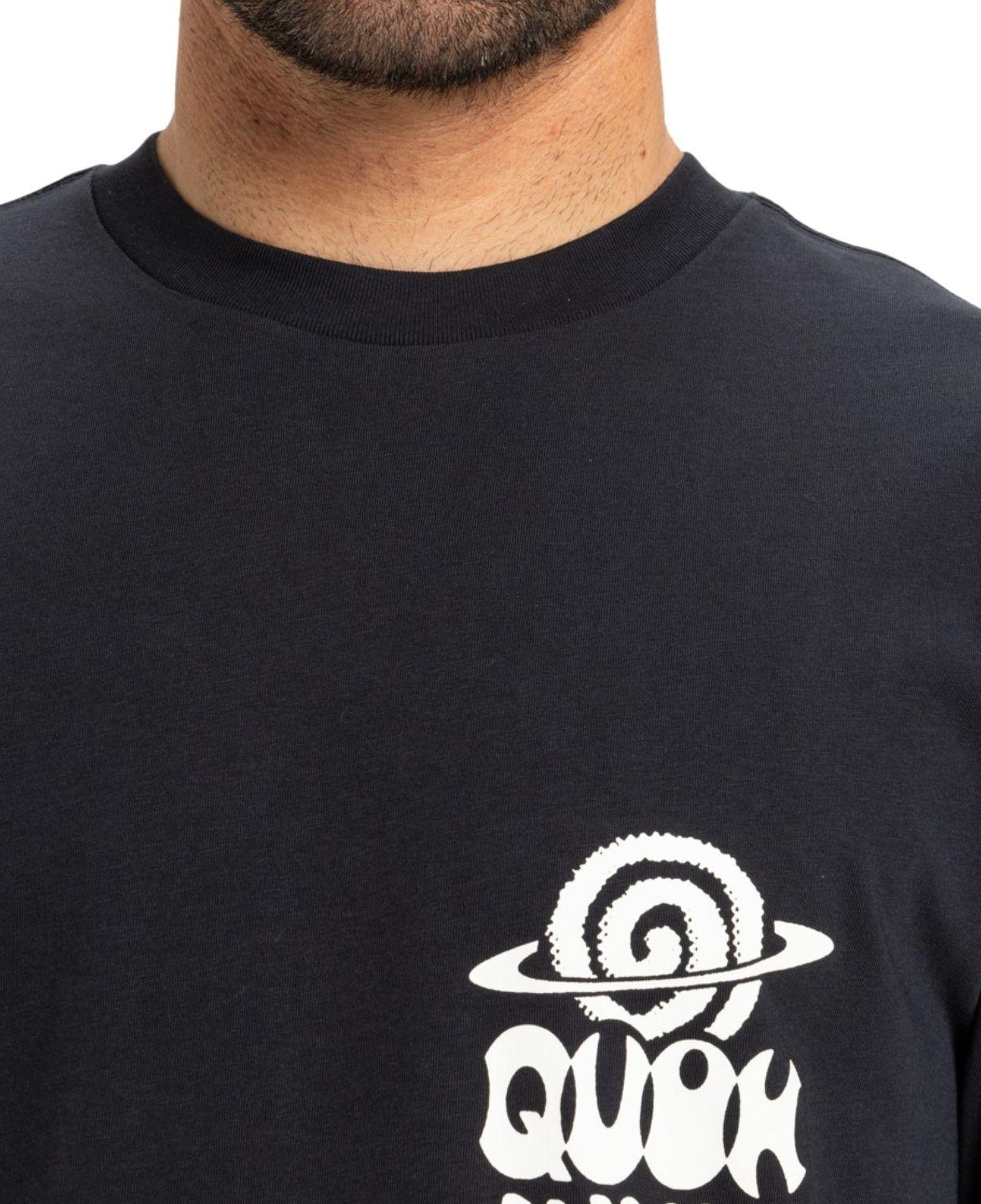 Quiksilver Ev Cosmic Vibrations Erkek Siyah Tişört