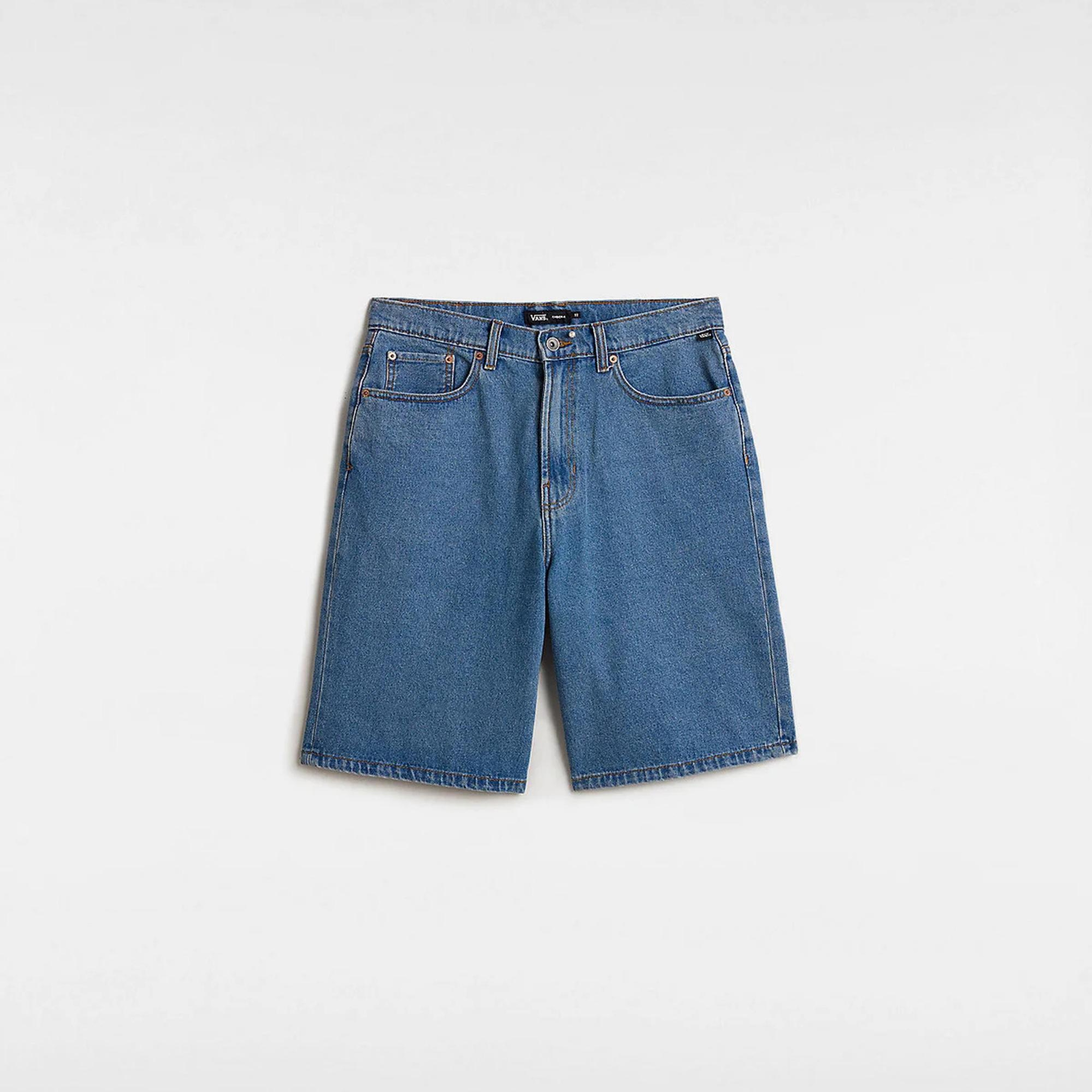 Vans Check-5 Baggy Denim Erkek Lacivert Şort