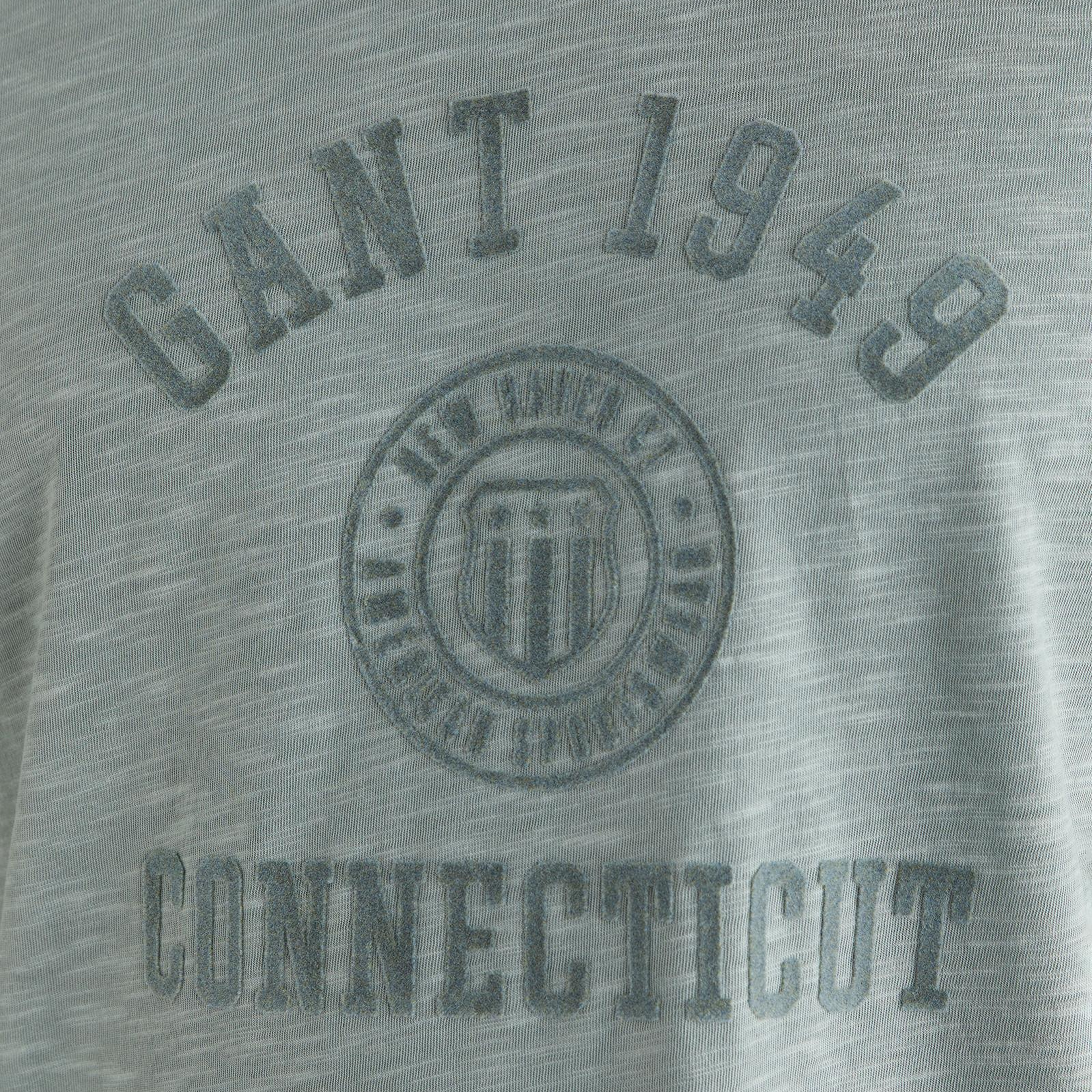 GANT Erkek Yeşil Baskılı Kısa Kollu T-Shirt