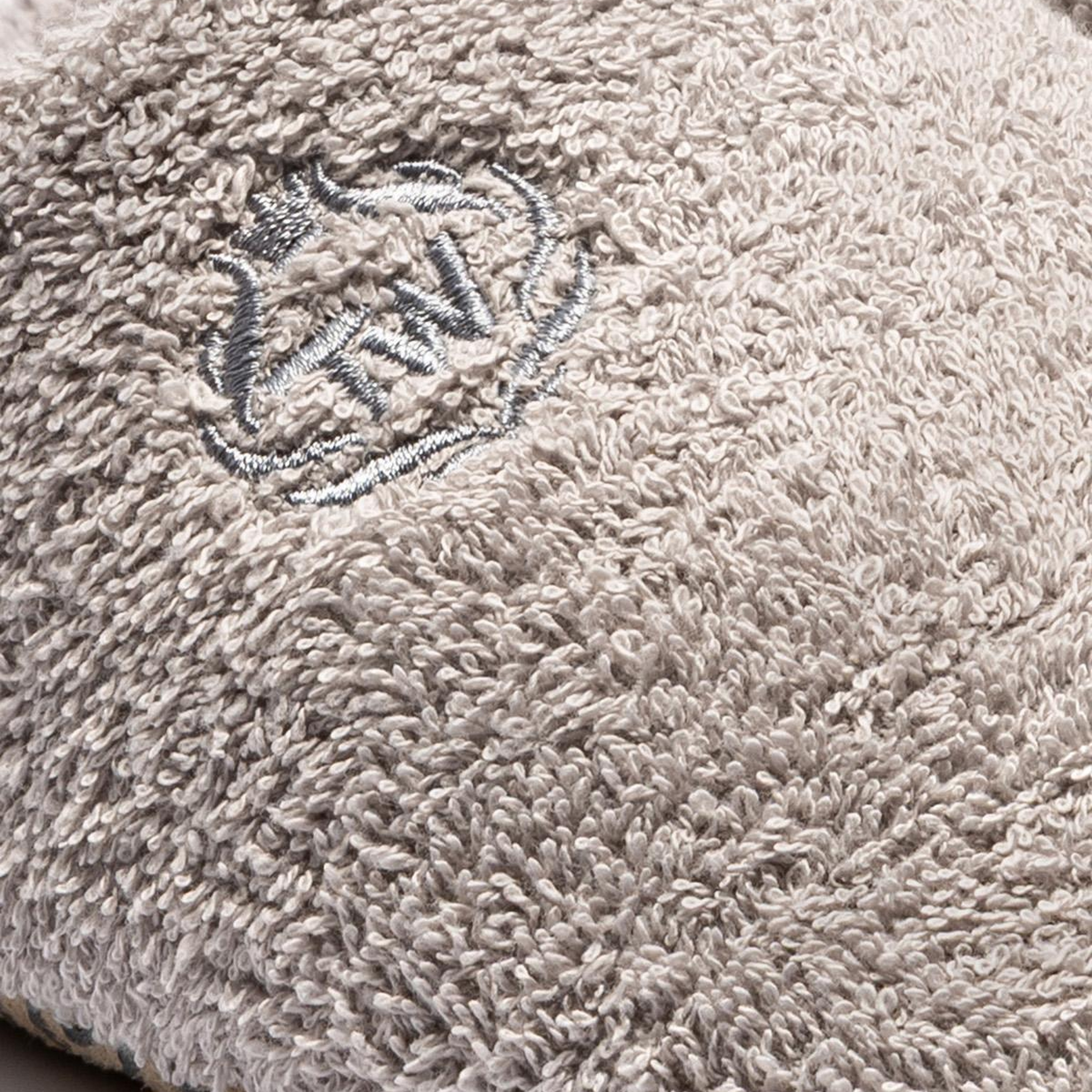 Havlu Kumaş Erkek Banyo Terliği Gri 41/46