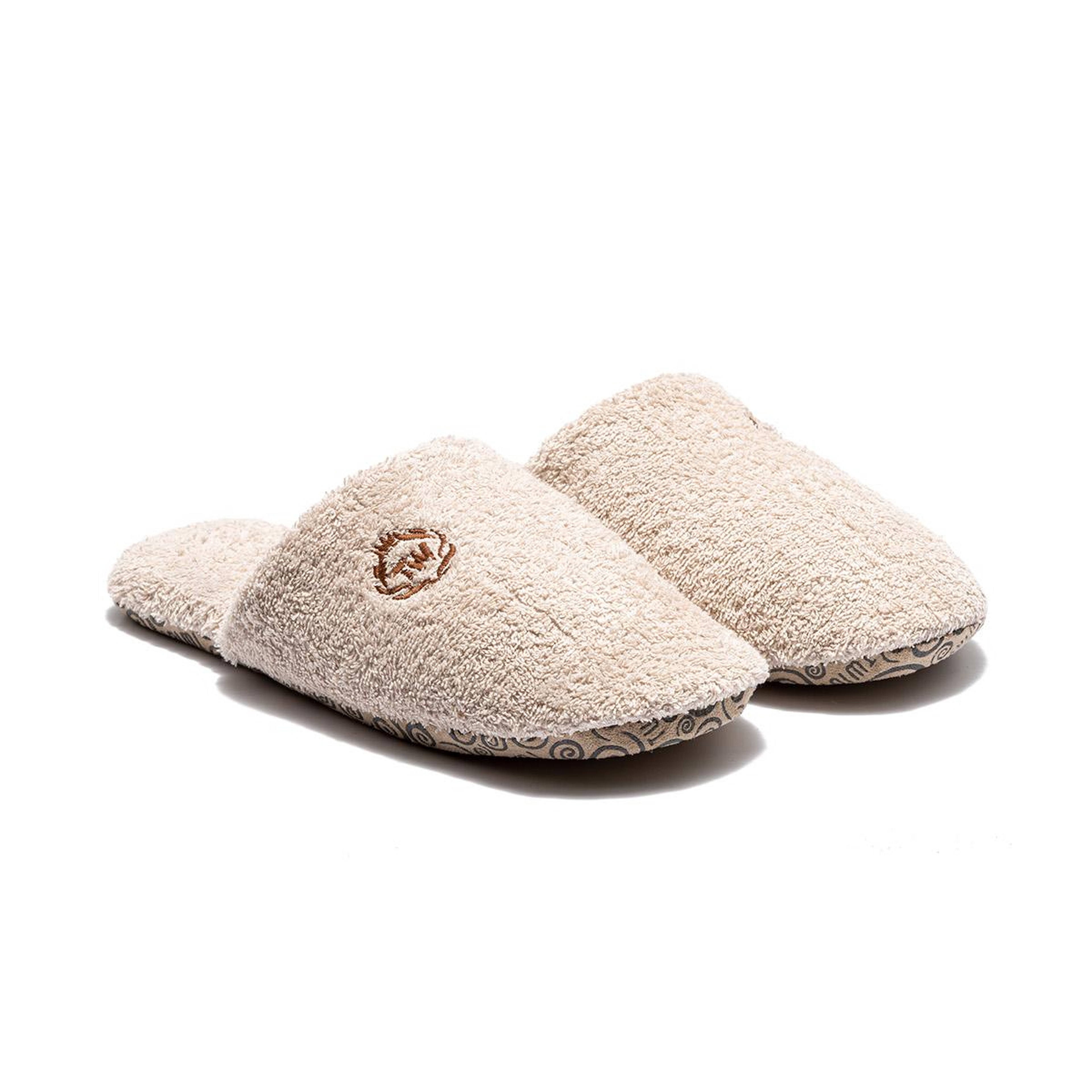 Havlu Kumaş Erkek Banyo Terliği Bej 41/46