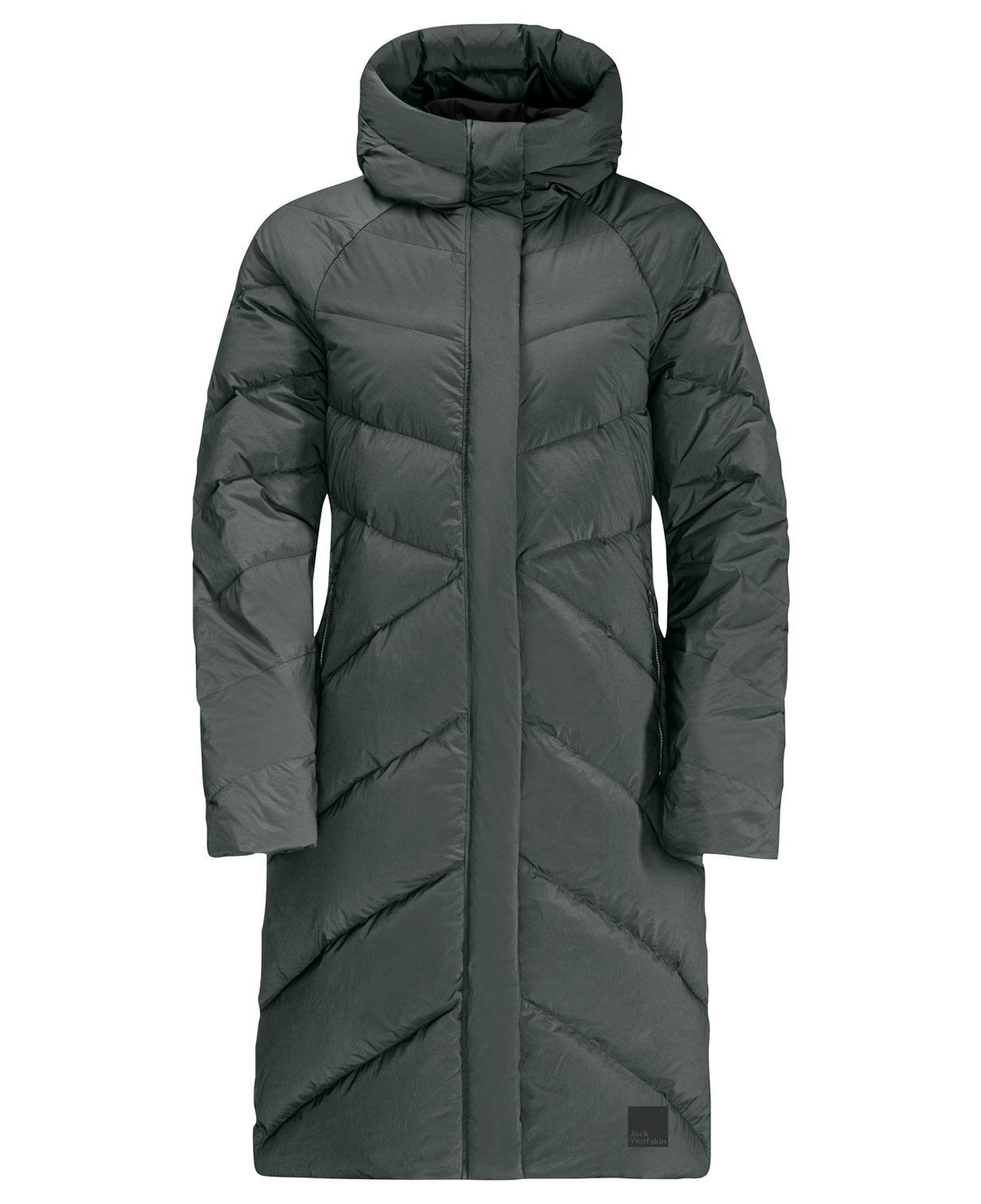 Jack Wolfskin Marienplatz Coat Kadın Yeşil Outdoor Ceketi