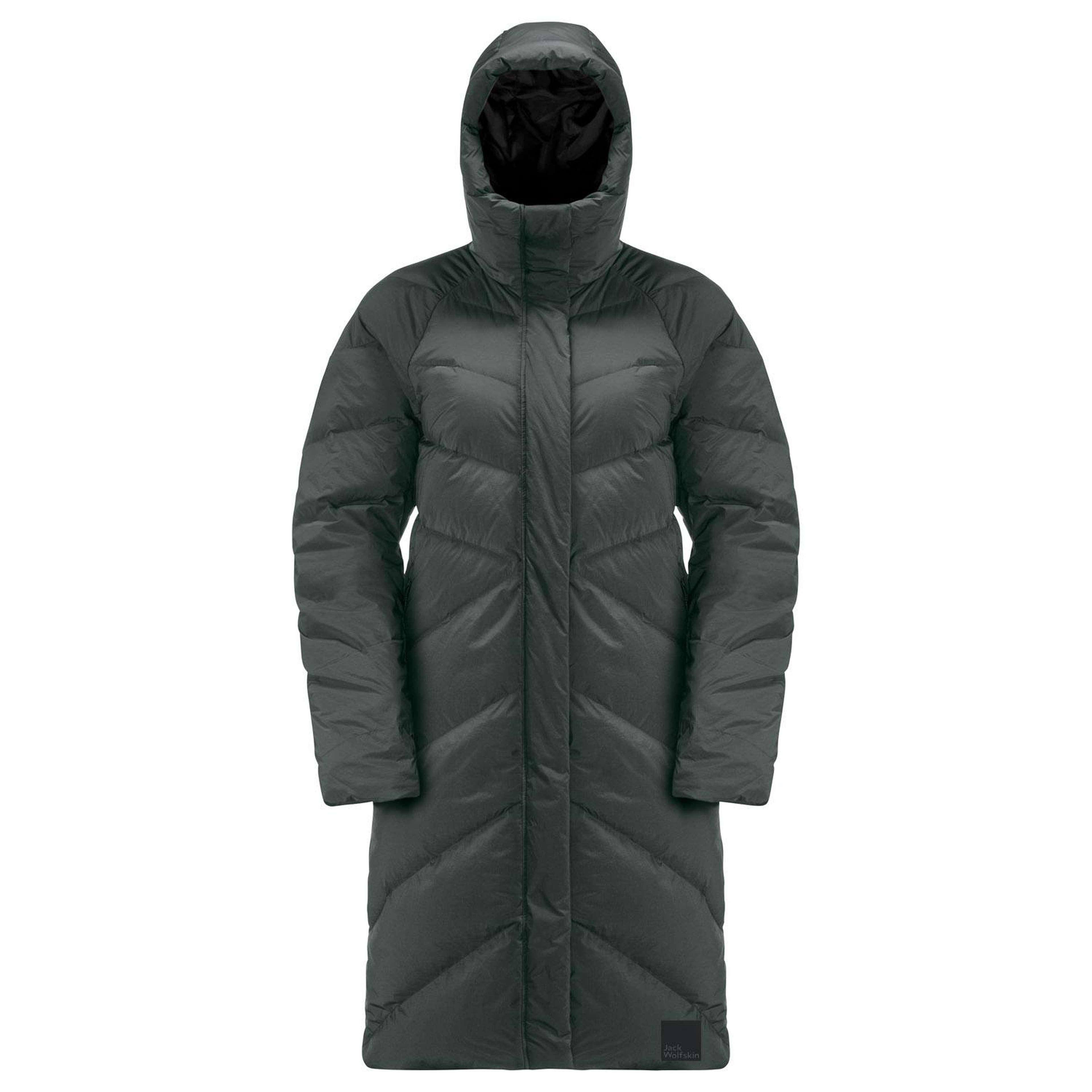 Jack Wolfskin Marienplatz Coat Kadın Yeşil Outdoor Ceketi